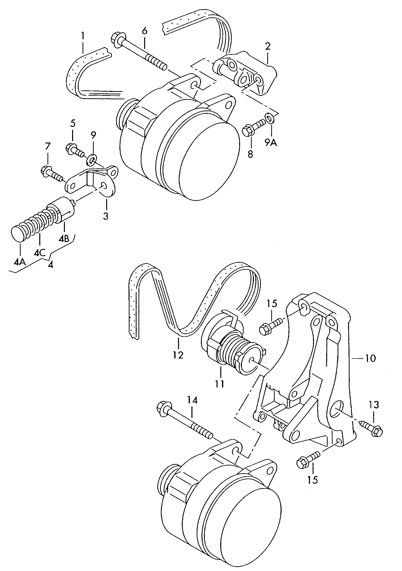 AUDI 030 903 137 AB - Cinghia Poly-V autozon.pro