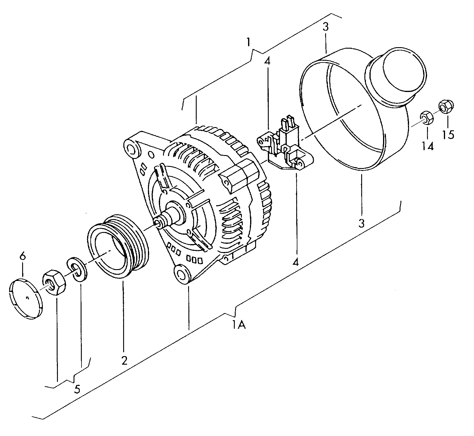 Seat 038 903 018 P - Alternatore autozon.pro