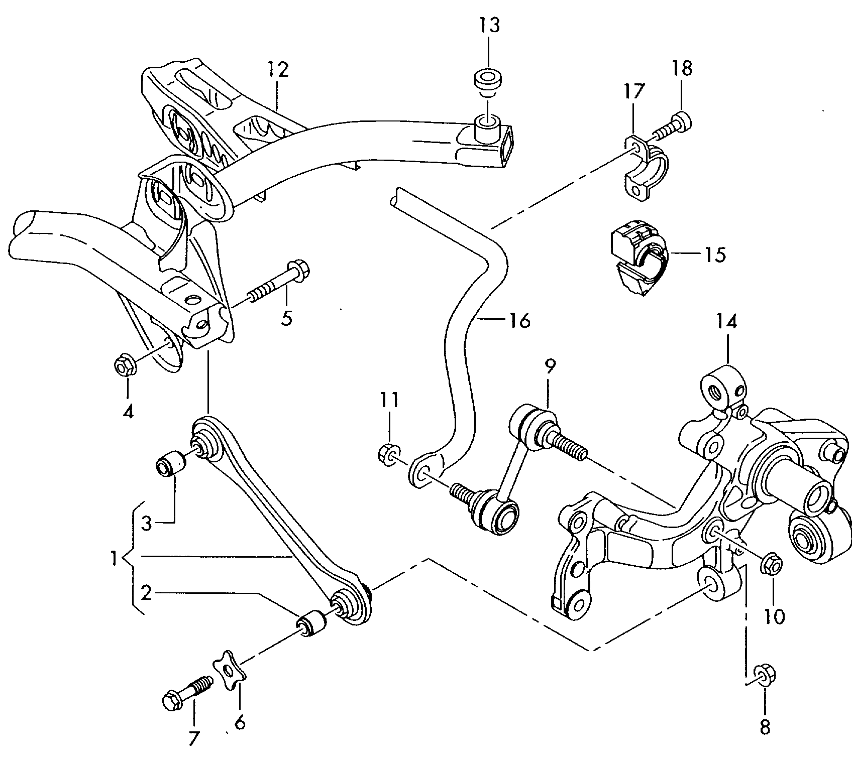 AUDI 1K0 505 465 J - Asta / Puntone, Stabilizzatore autozon.pro