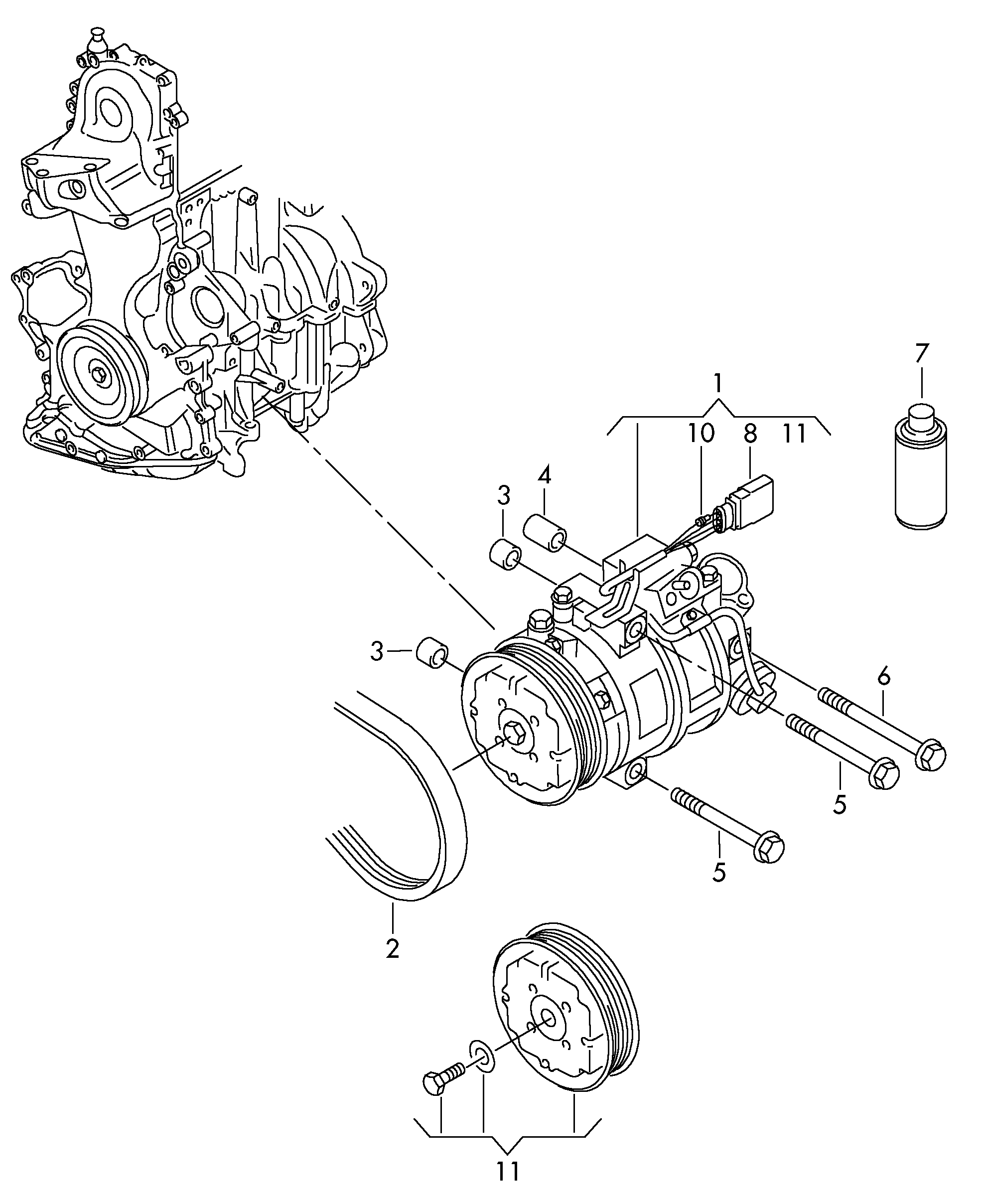 Seat 6Q0 820 808 G - Compressore, Climatizzatore autozon.pro