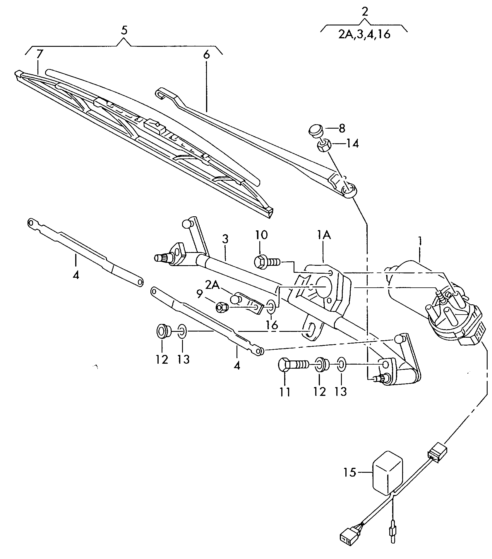 VAG 895955429A - Spazzola tergi autozon.pro