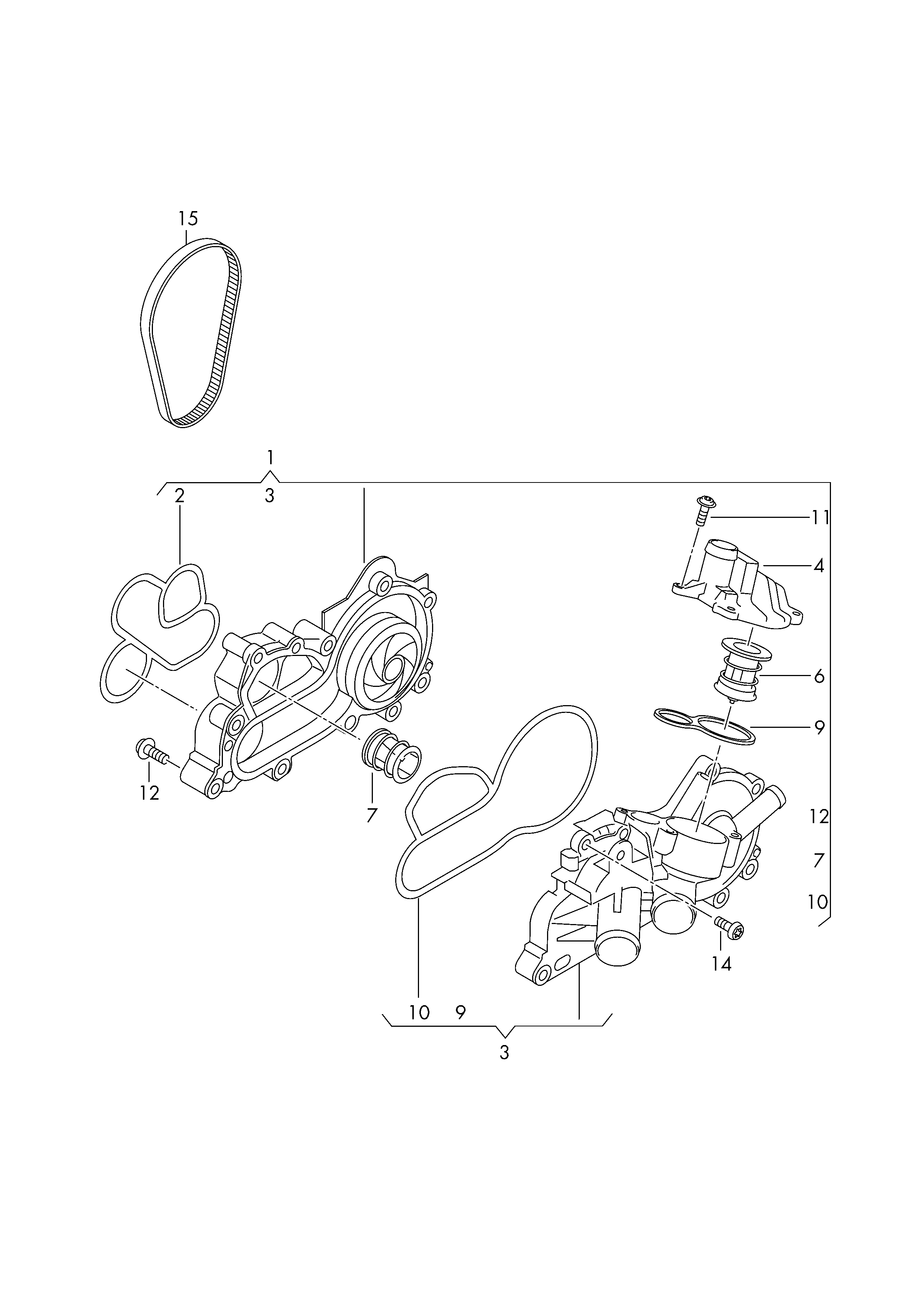 VW 04E121121L - Termostato, Refrigerante autozon.pro