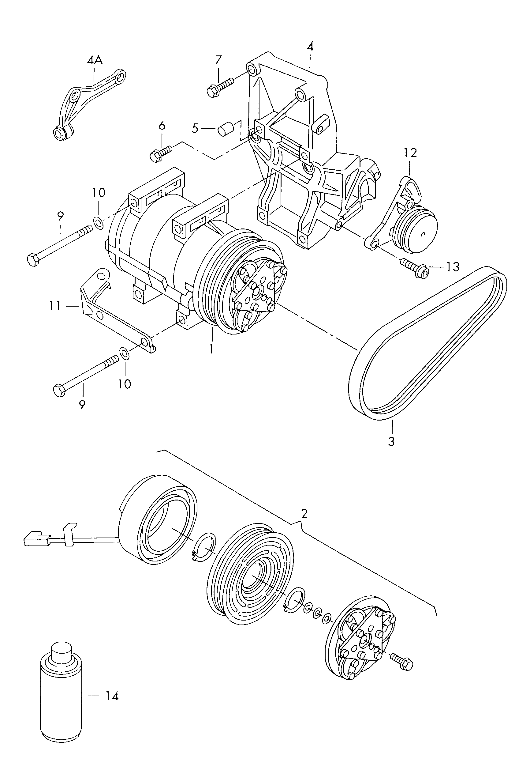 VAG 8D0260805RX - Compressore, Climatizzatore autozon.pro