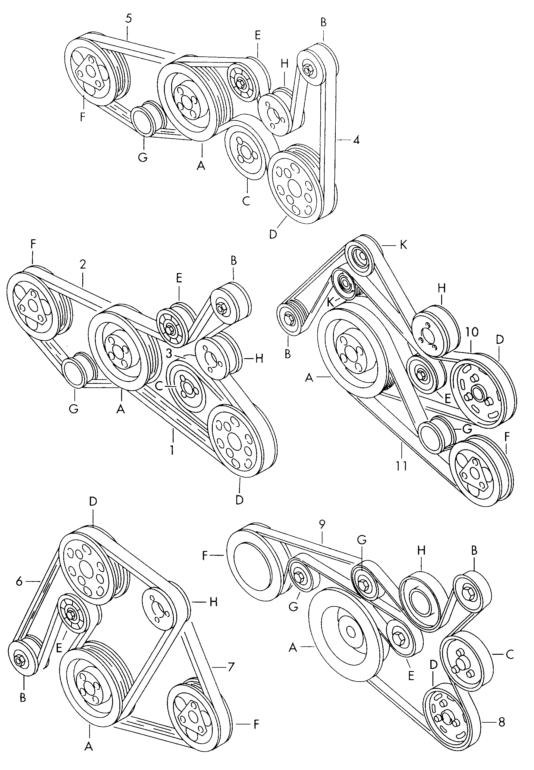 VAG 06B 260 849 B - Cinghia Poly-V autozon.pro