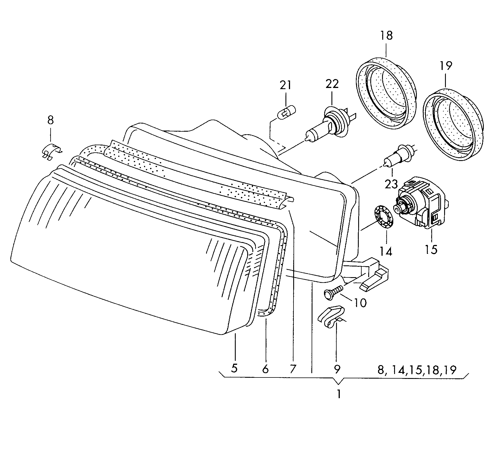 VAG 000 998 200 - Lampadina, Fendinebbia autozon.pro