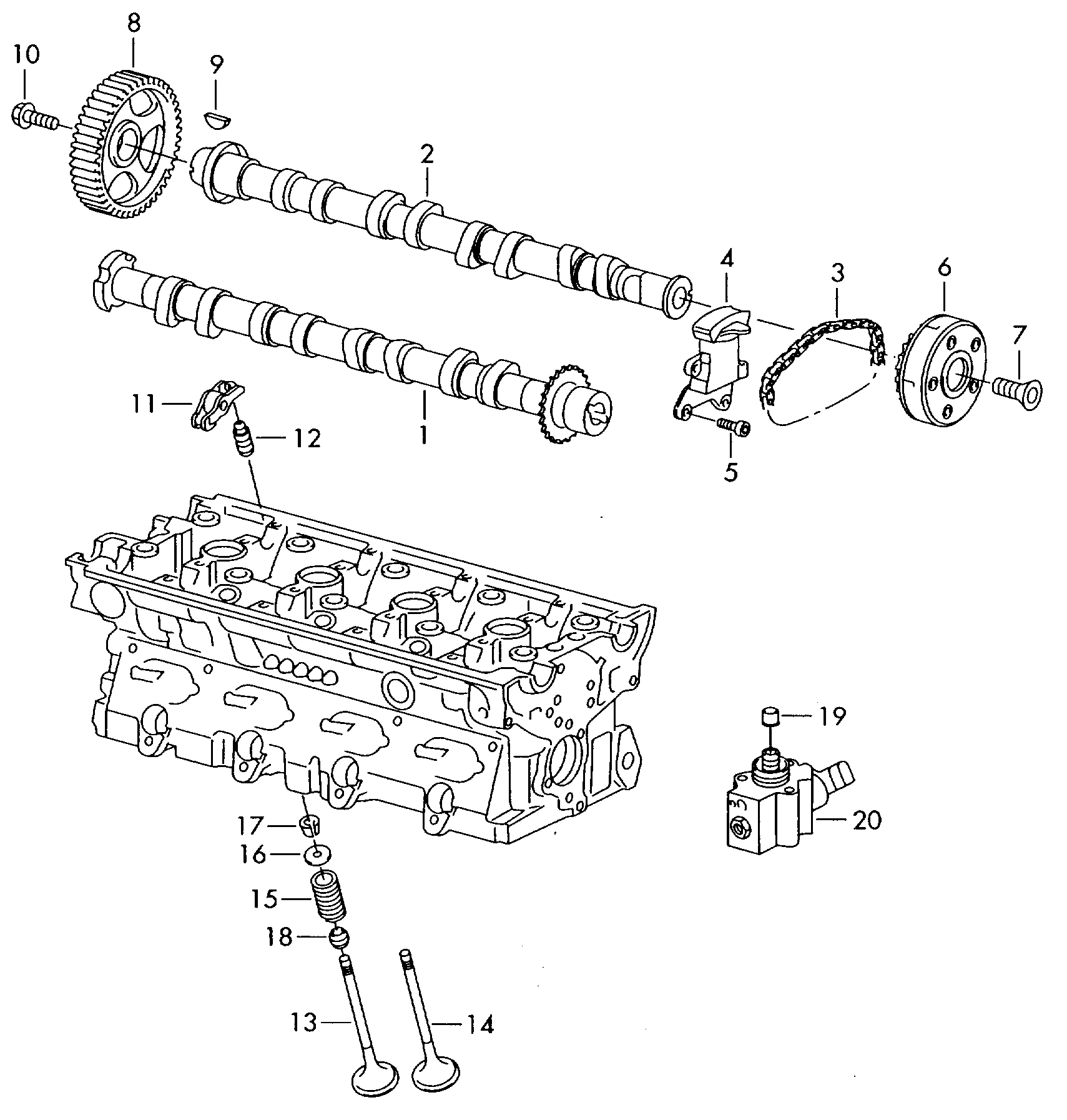 AUDI 022 109 423 D - Punteria autozon.pro