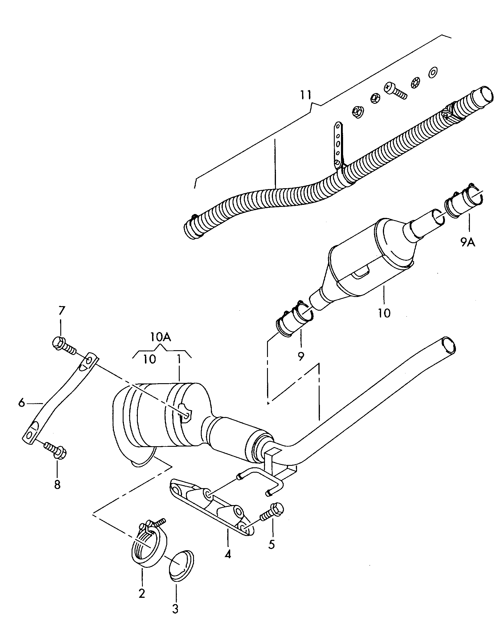 VAG 1K0.254.800 - Kit di retrofit, Filtro antiparticolato / particellare autozon.pro