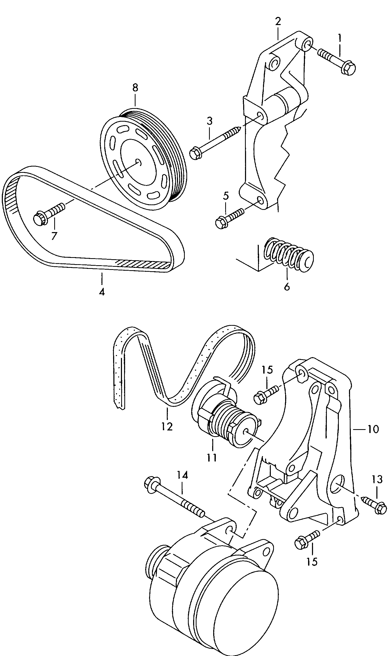 VAG 1K0260849B - Cinghia Poly-V autozon.pro