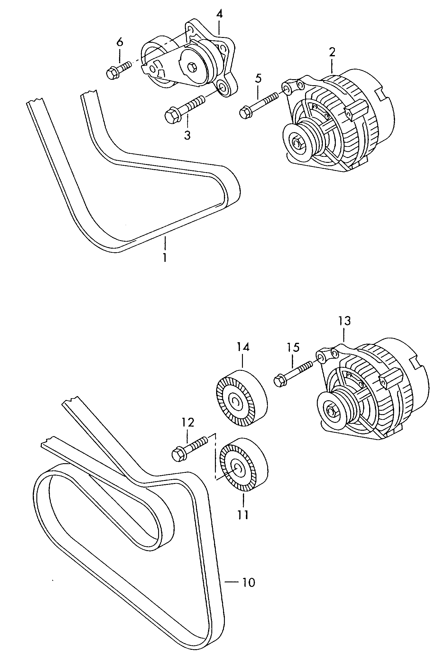 VW 03C145299C - Tendicinghia, Cinghia Poly-V autozon.pro