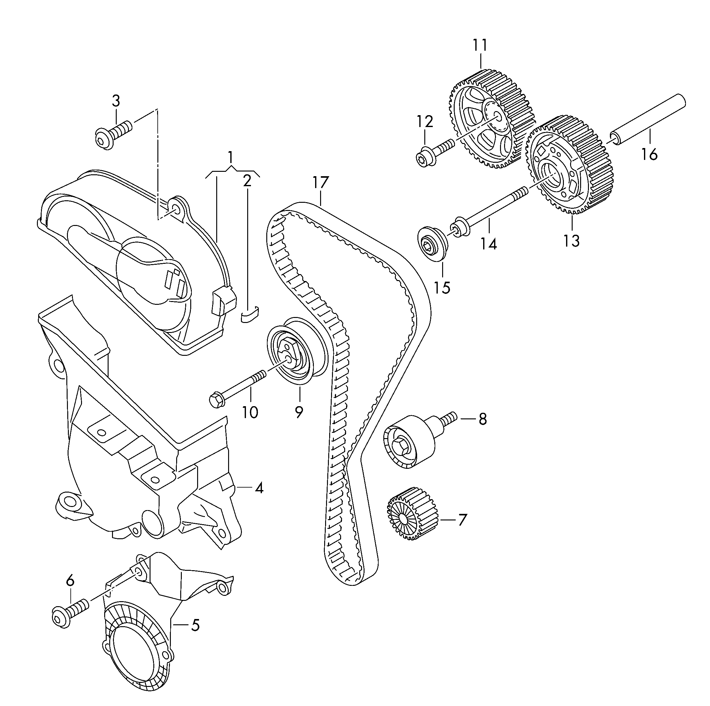 Seat 04E109119C - Kit cinghie dentate autozon.pro