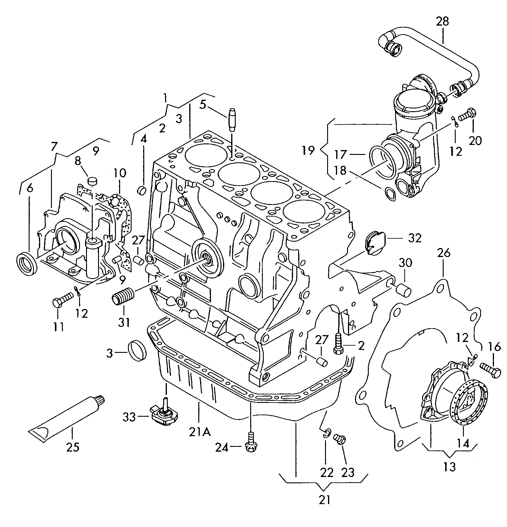 Seat D 176 600 M1 - Guarnizione, Coperchio carter distribuzione autozon.pro