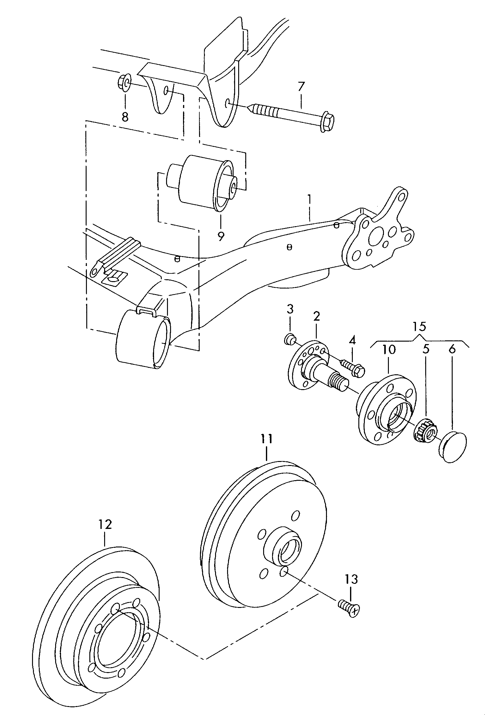 Seat 6R0501117 - Fuso a snodo, Sospensione ruota autozon.pro