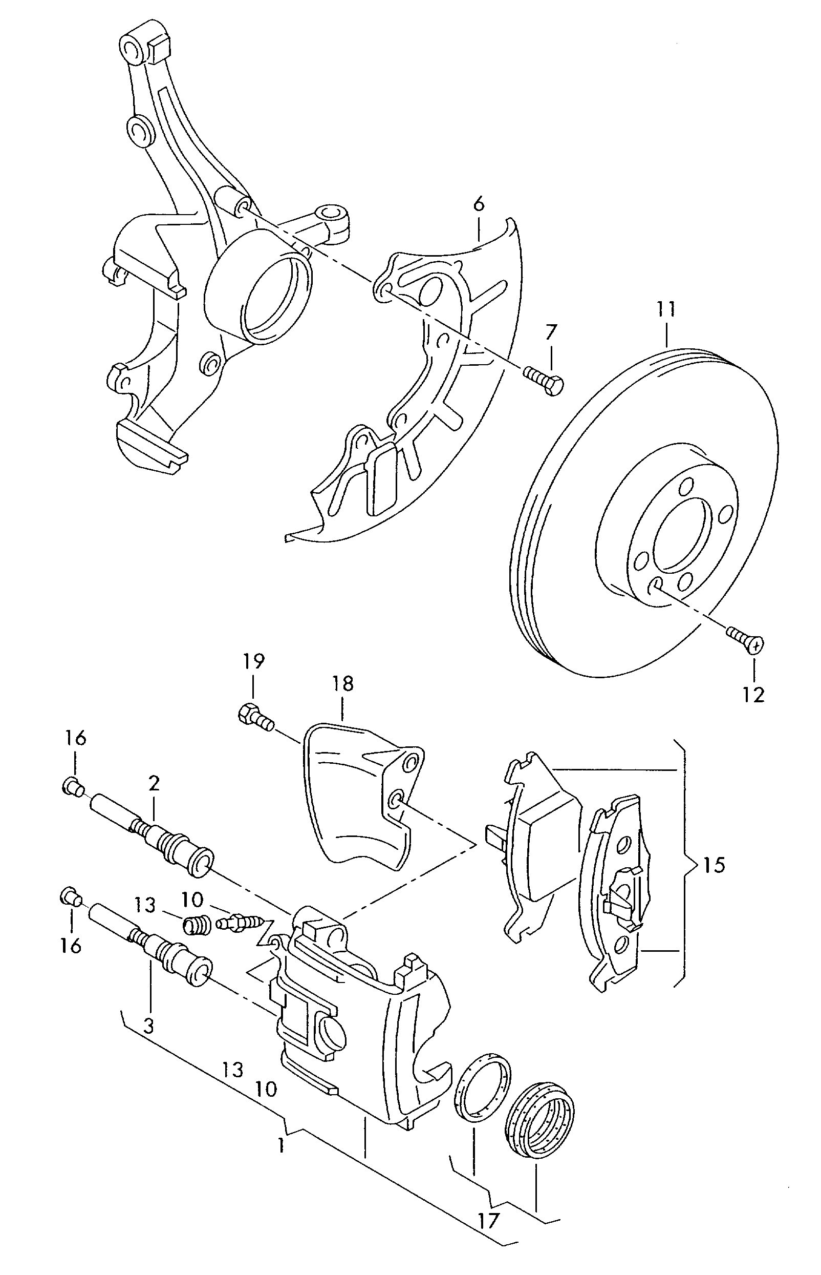 Seat JZW 615 301 N - Discofreno autozon.pro