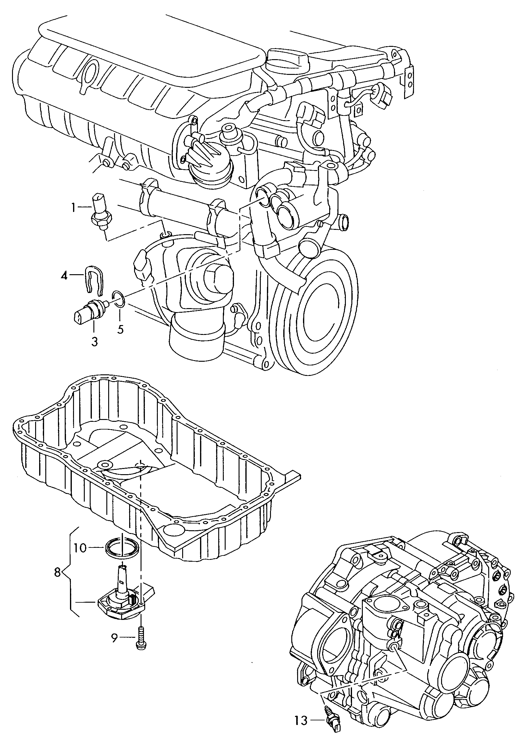 AUDI 038 919 081 P - Sensore, Pressione olio autozon.pro