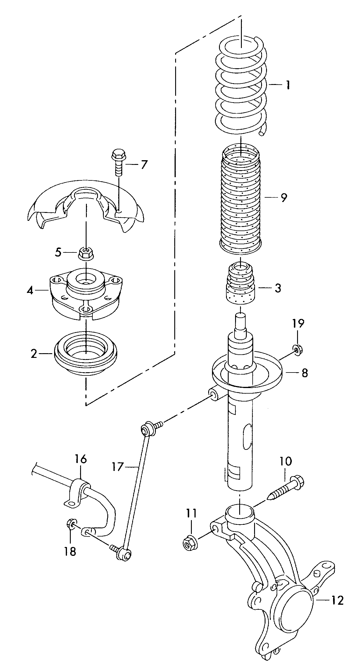 VW 3C0 413 031 BB - Ammortizzatore autozon.pro