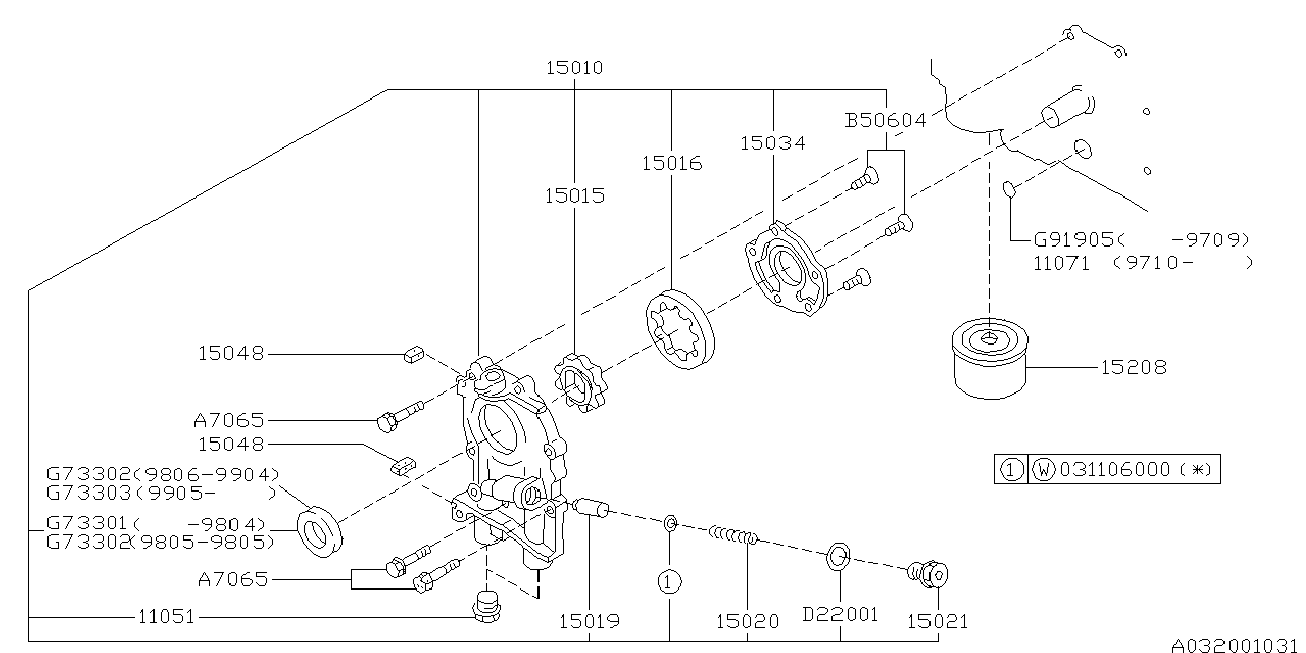 Subaru 806733010 - Paraolio, Albero a gomiti autozon.pro