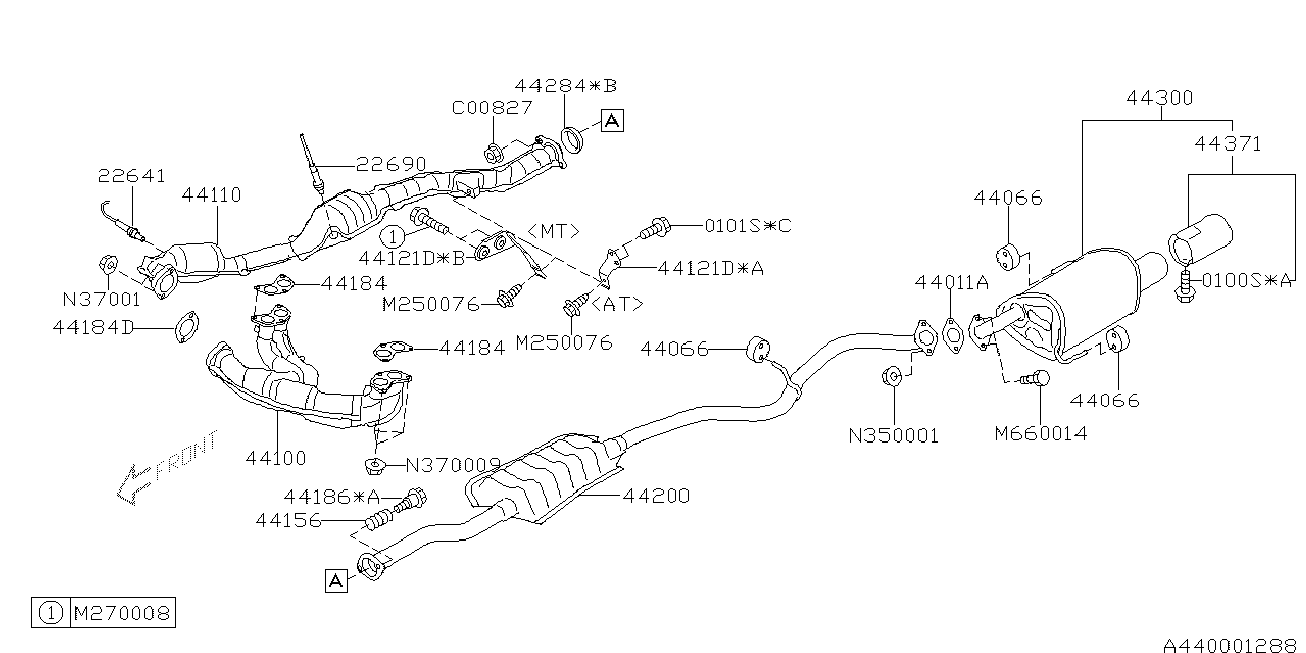 Subaru 44066-AE001 - Bronzina cuscinetto, Barra stabilizzatrice autozon.pro