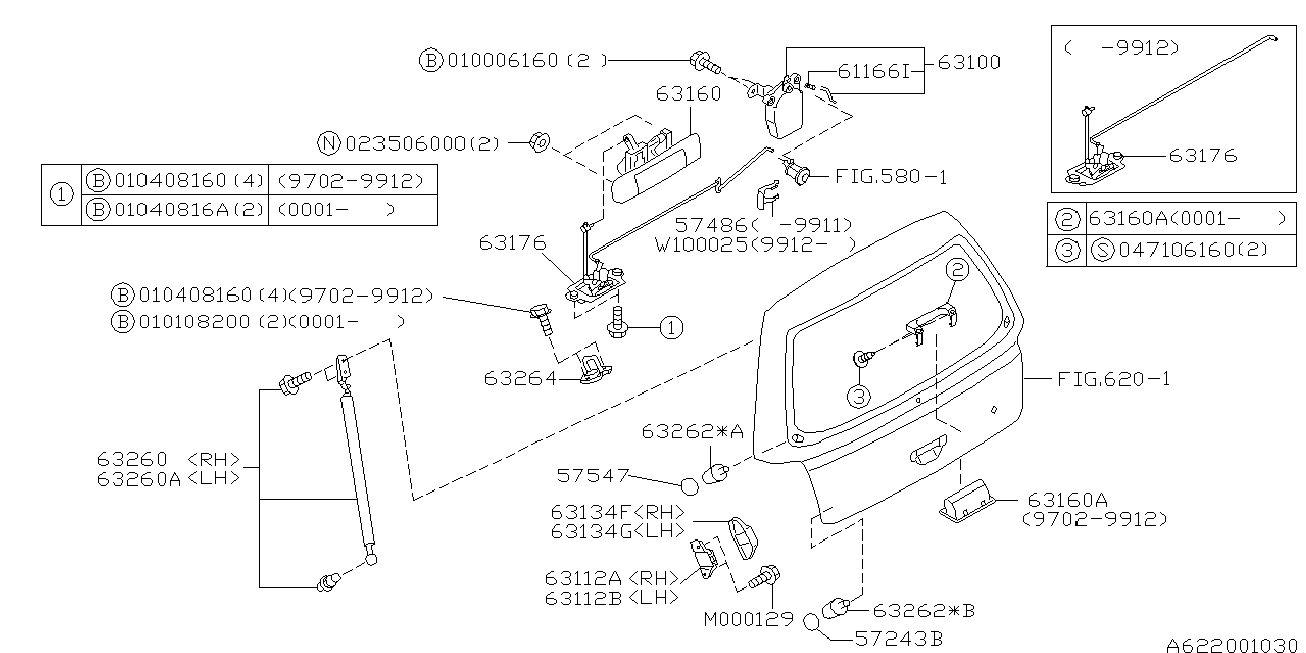 Subaru 60315-FC220 - Ammortizatore pneumatico, Cofano bagagli / vano carico autozon.pro