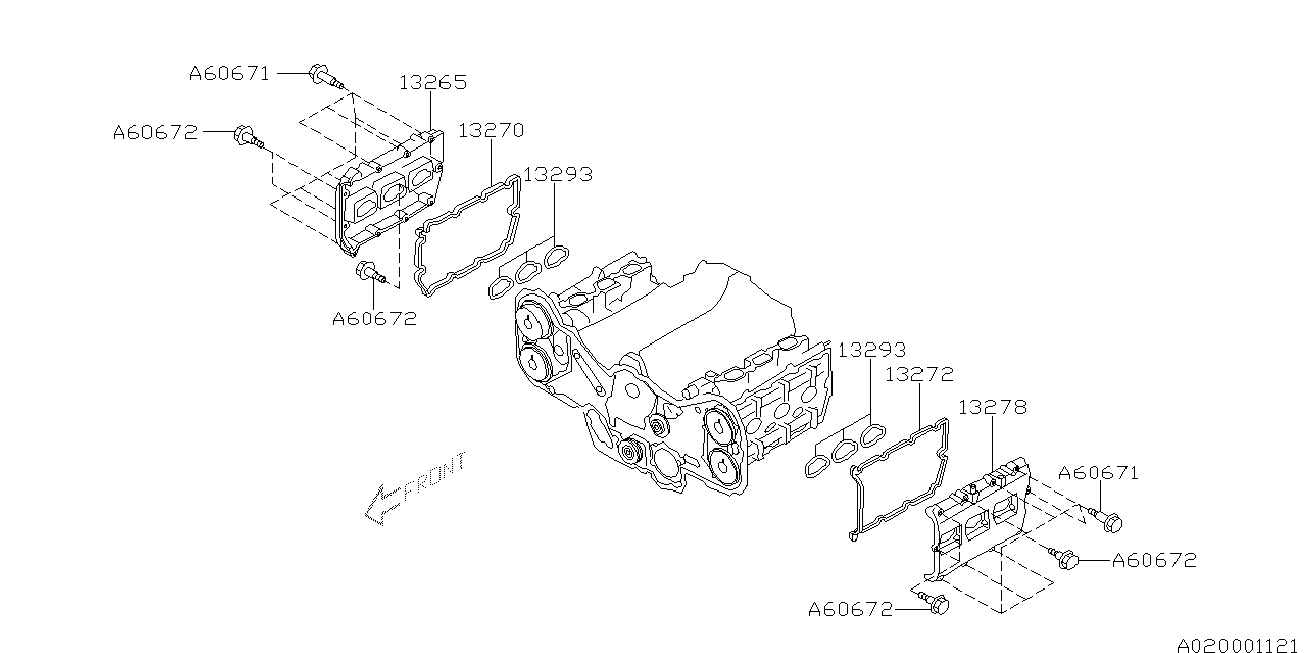 Subaru 13272AA130 - Paraolio, Albero a camme autozon.pro