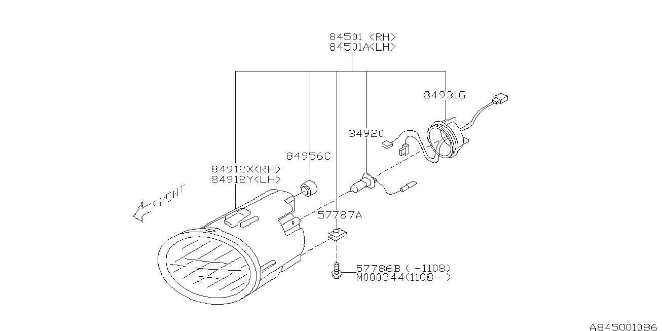 Subaru 84920KE030 - Motorino d'avviamento autozon.pro