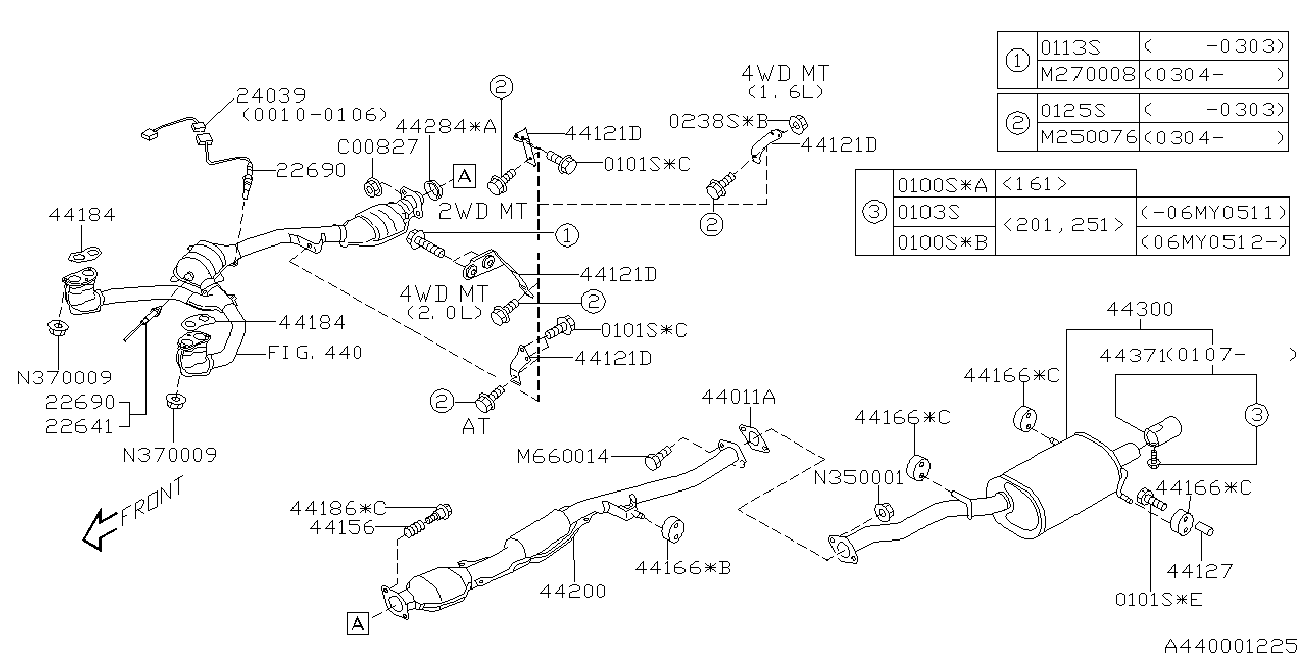 Subaru 22690AA420 - Sonda lambda autozon.pro