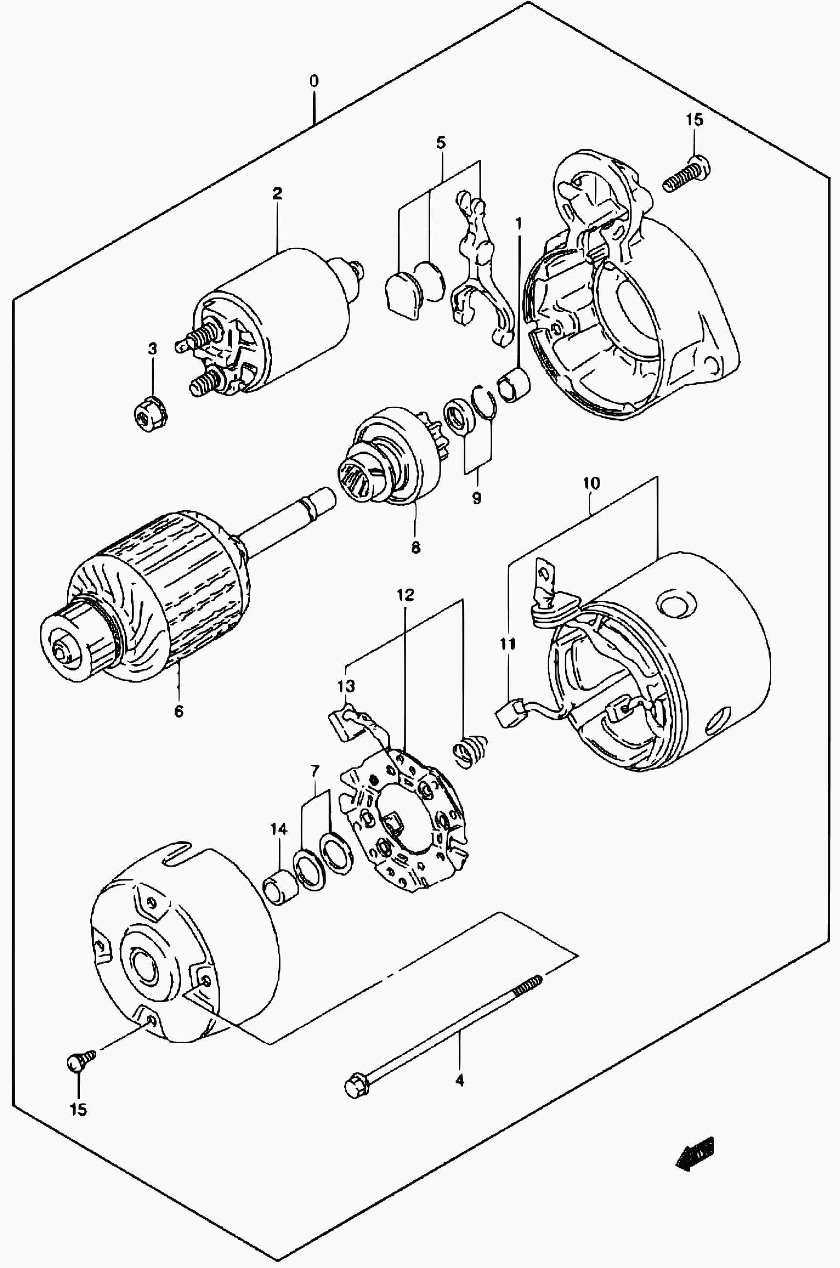 Suzuki 31320-82631 - Pignone, Motorino d'avviamento autozon.pro