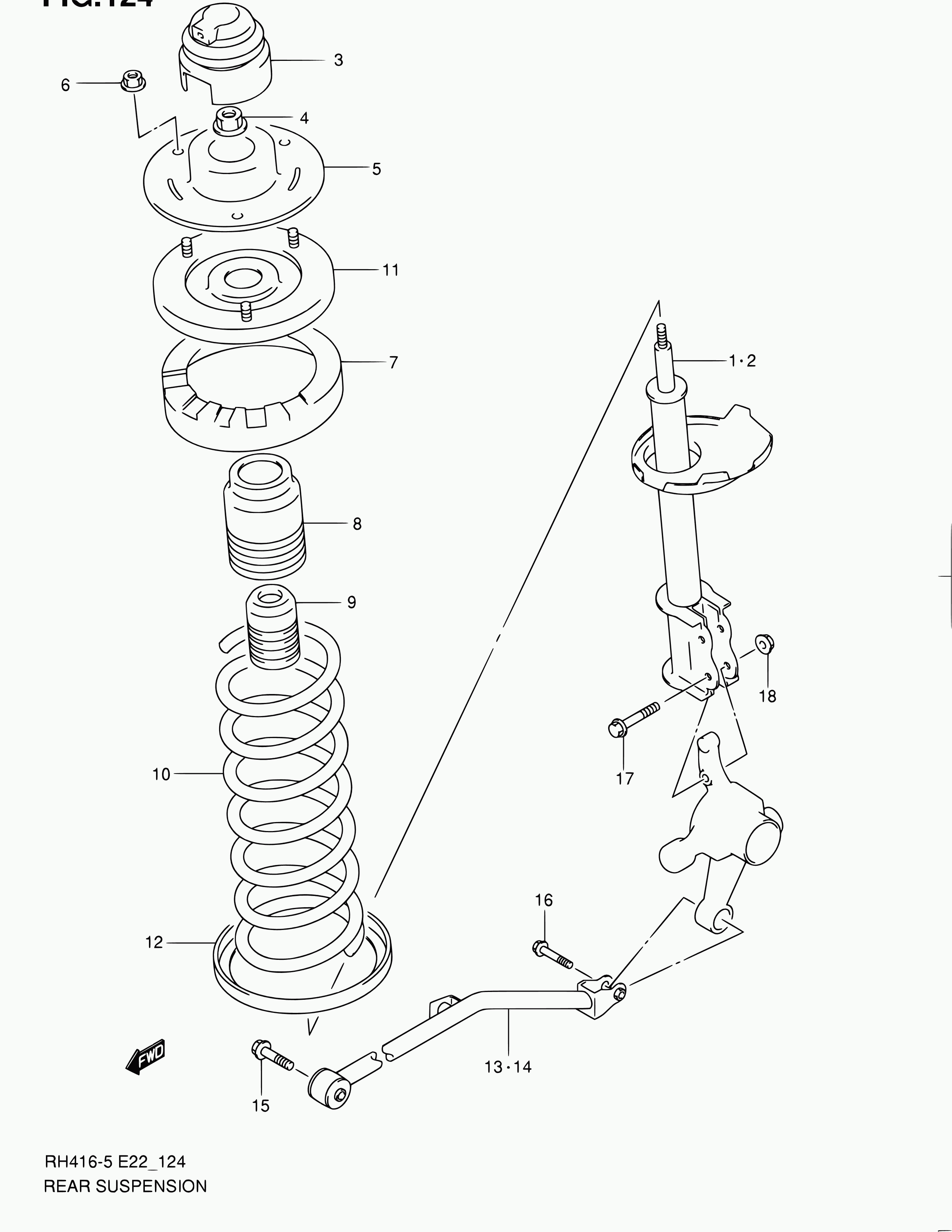 Suzuki 41801-59J20 - Ammortizzatore autozon.pro