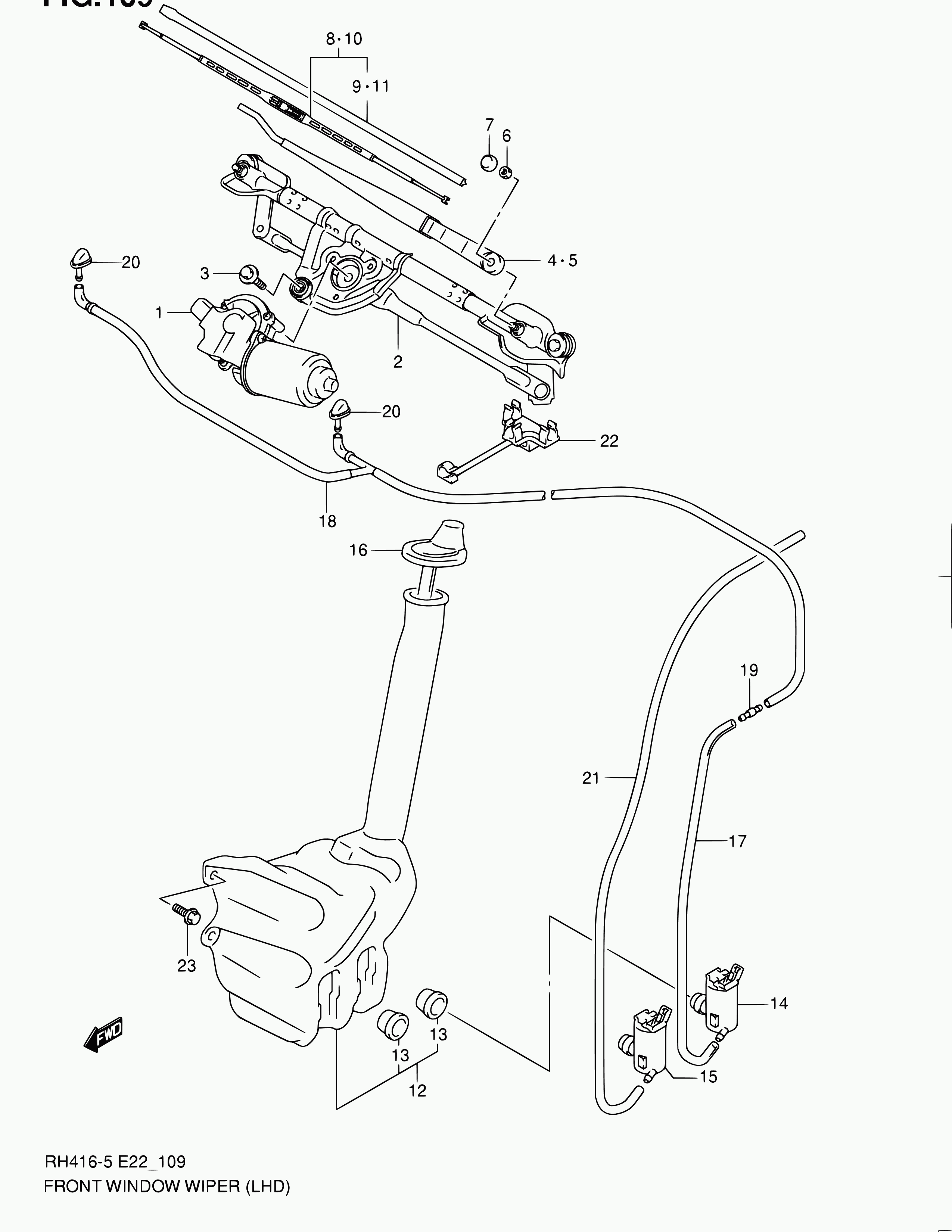 Suzuki 38340-54G20 - Spazzola tergi autozon.pro