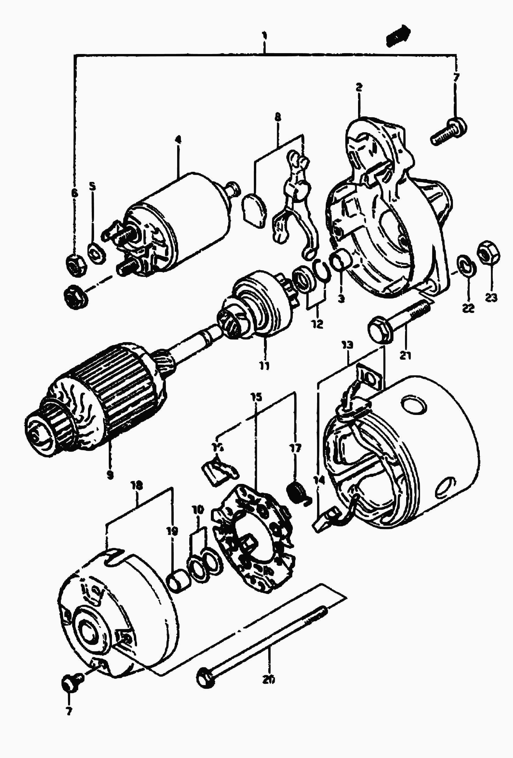 Suzuki 31100-80091 - Motorino d'avviamento autozon.pro