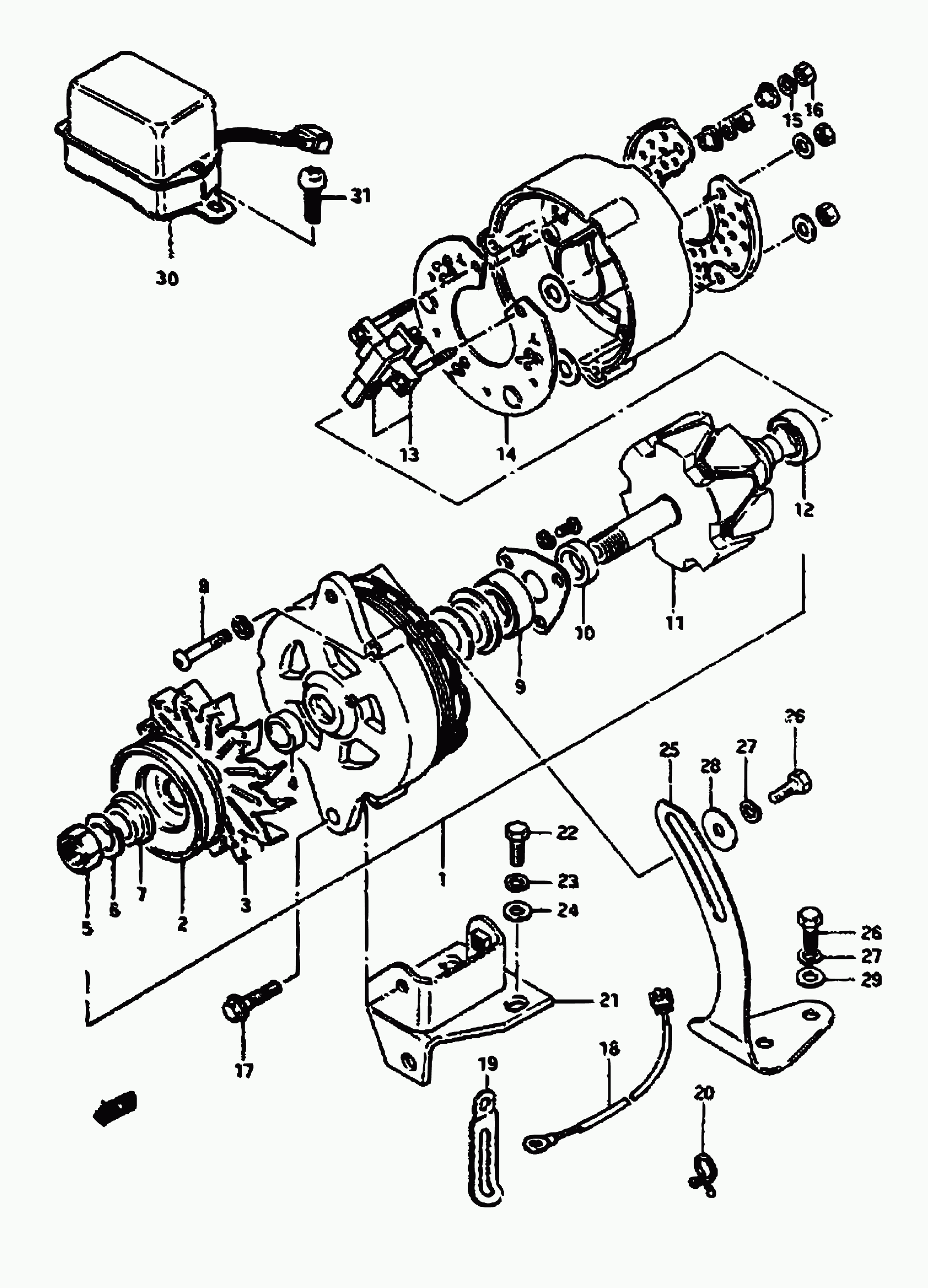 Suzuki 31400-72011 - Alternatore autozon.pro