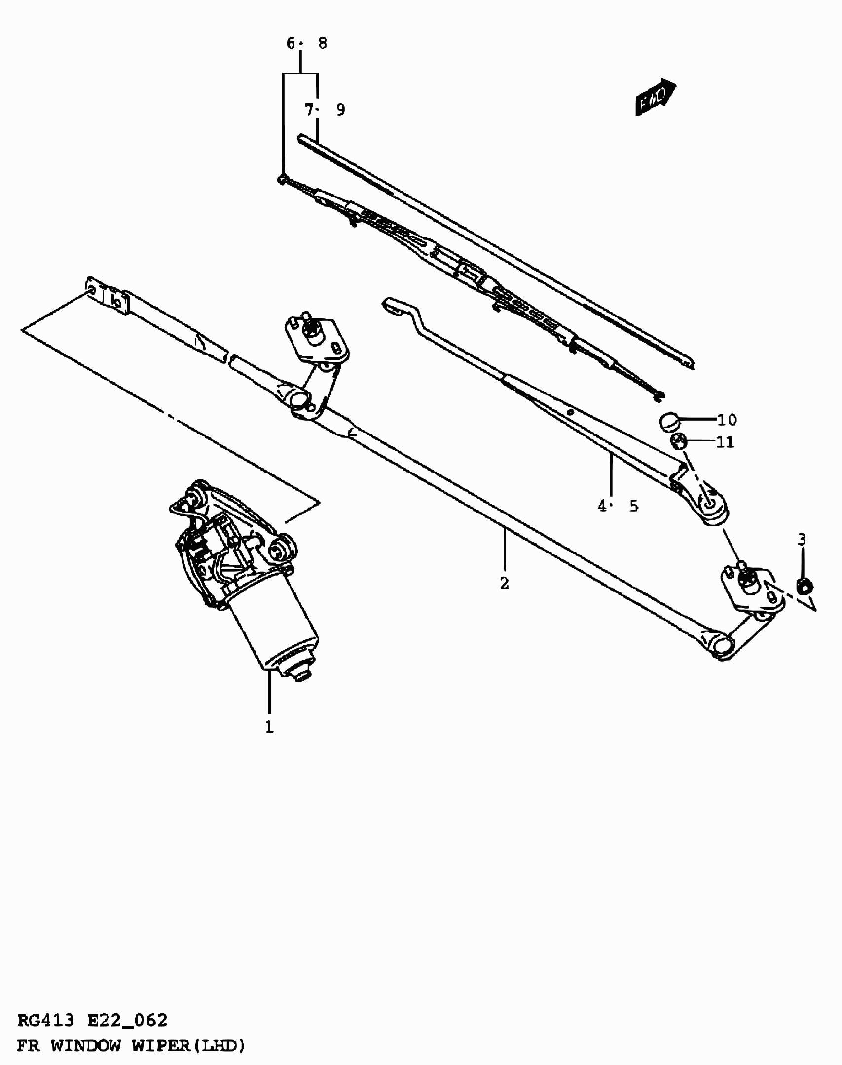 Suzuki 38340-65D01 - Spazzola tergi autozon.pro