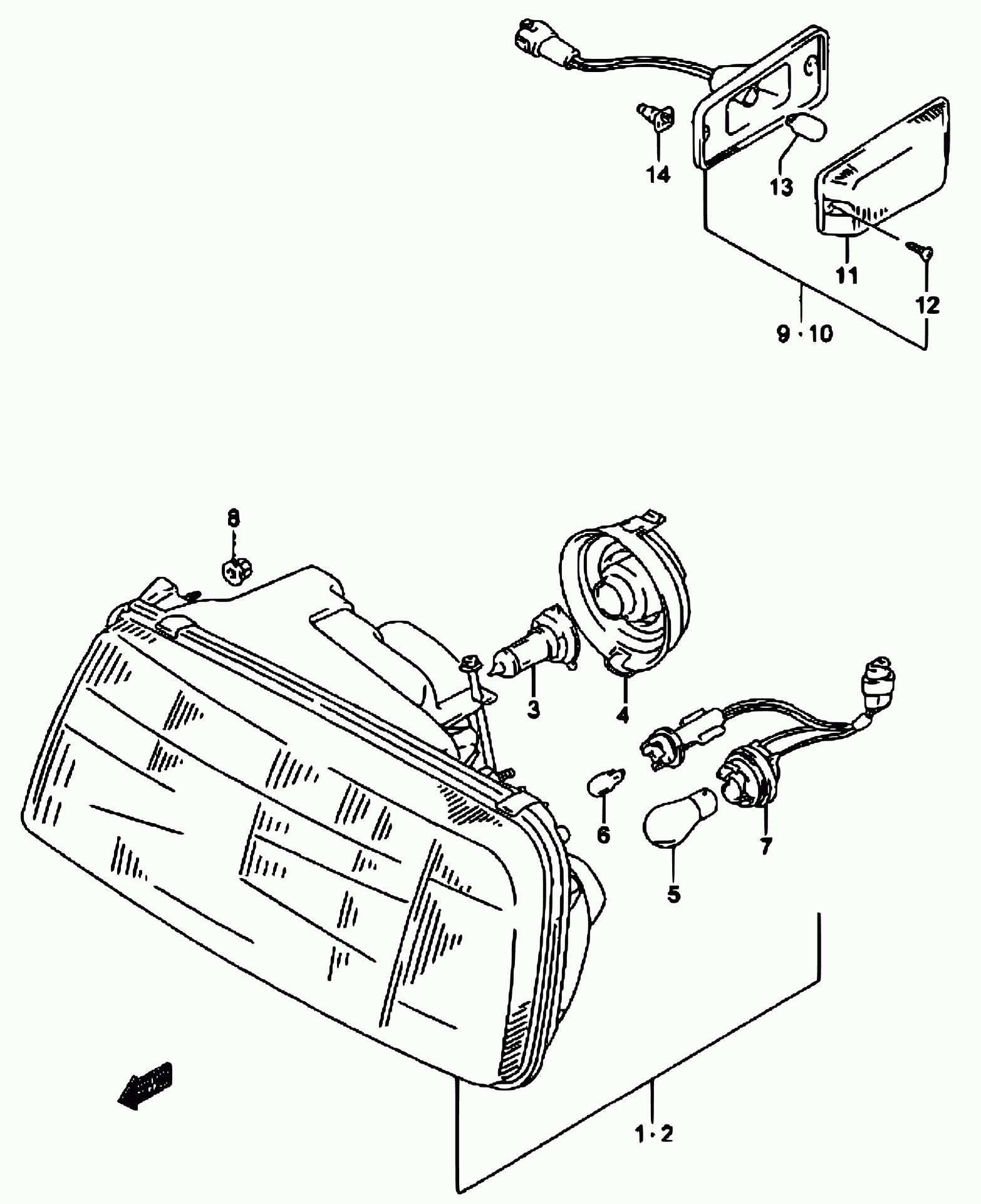 Suzuki 09471-12060 - Lampadina, Fendinebbia autozon.pro