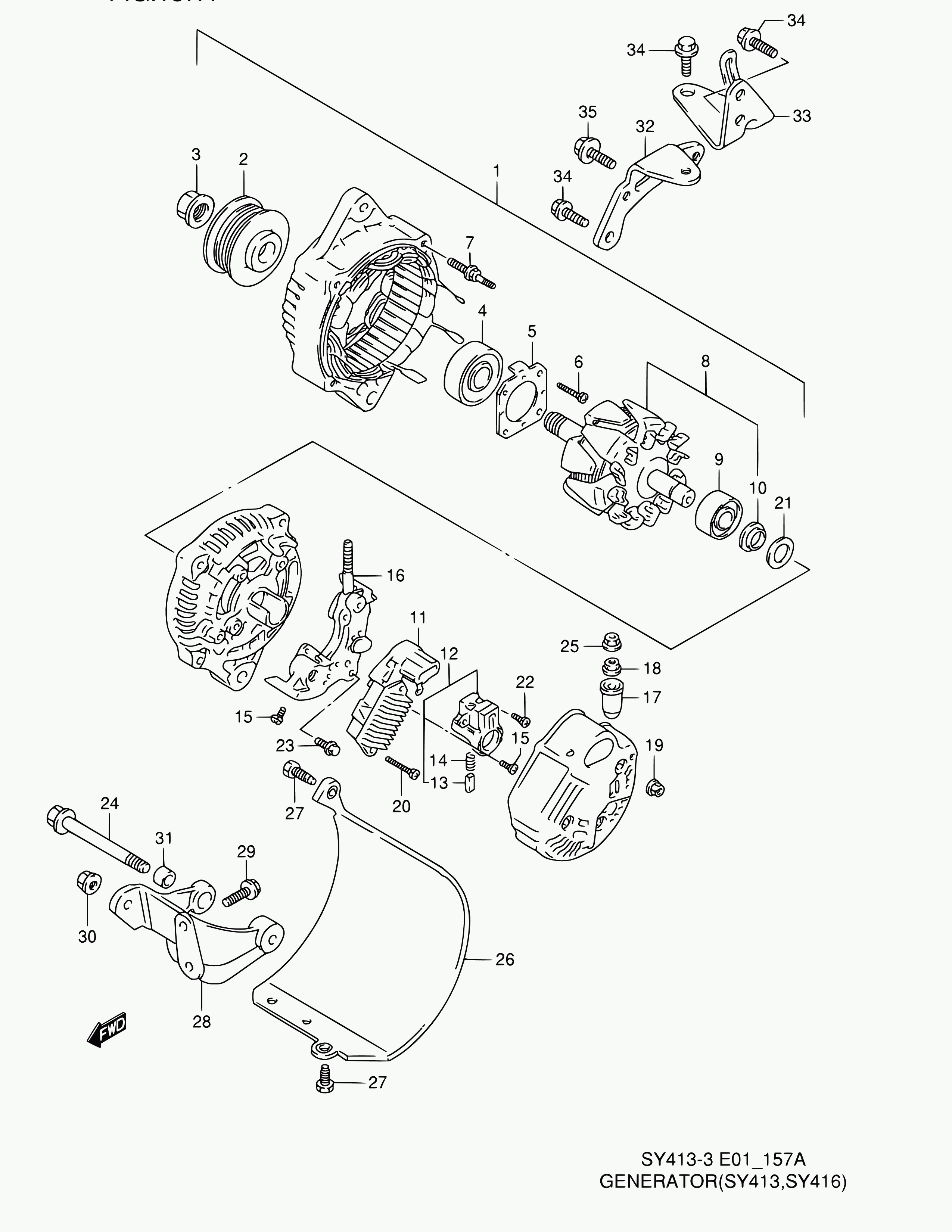 Suzuki 31582-60G13 - Supporto / Cuscinetto autozon.pro