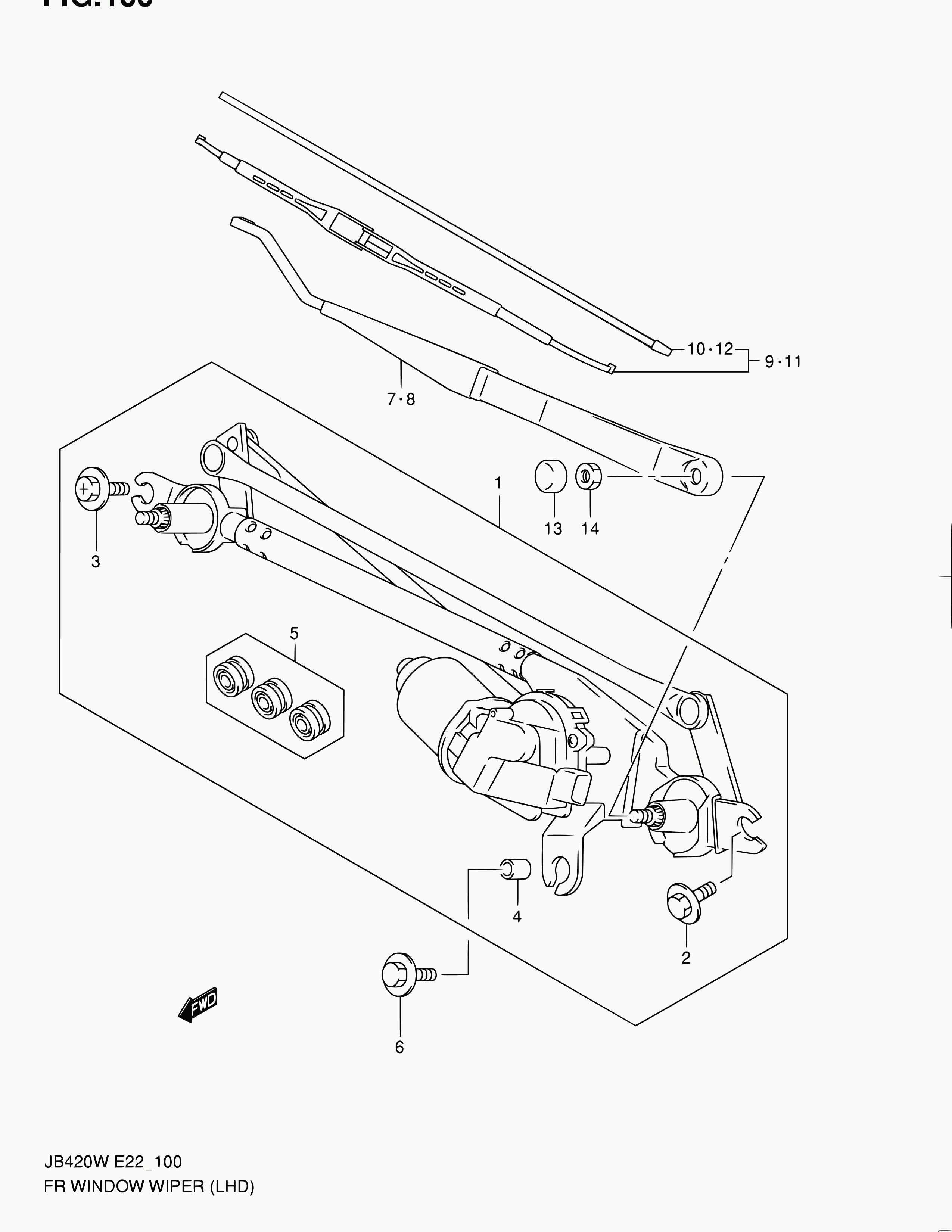 Suzuki 38340-65J11 - Spazzola tergi autozon.pro