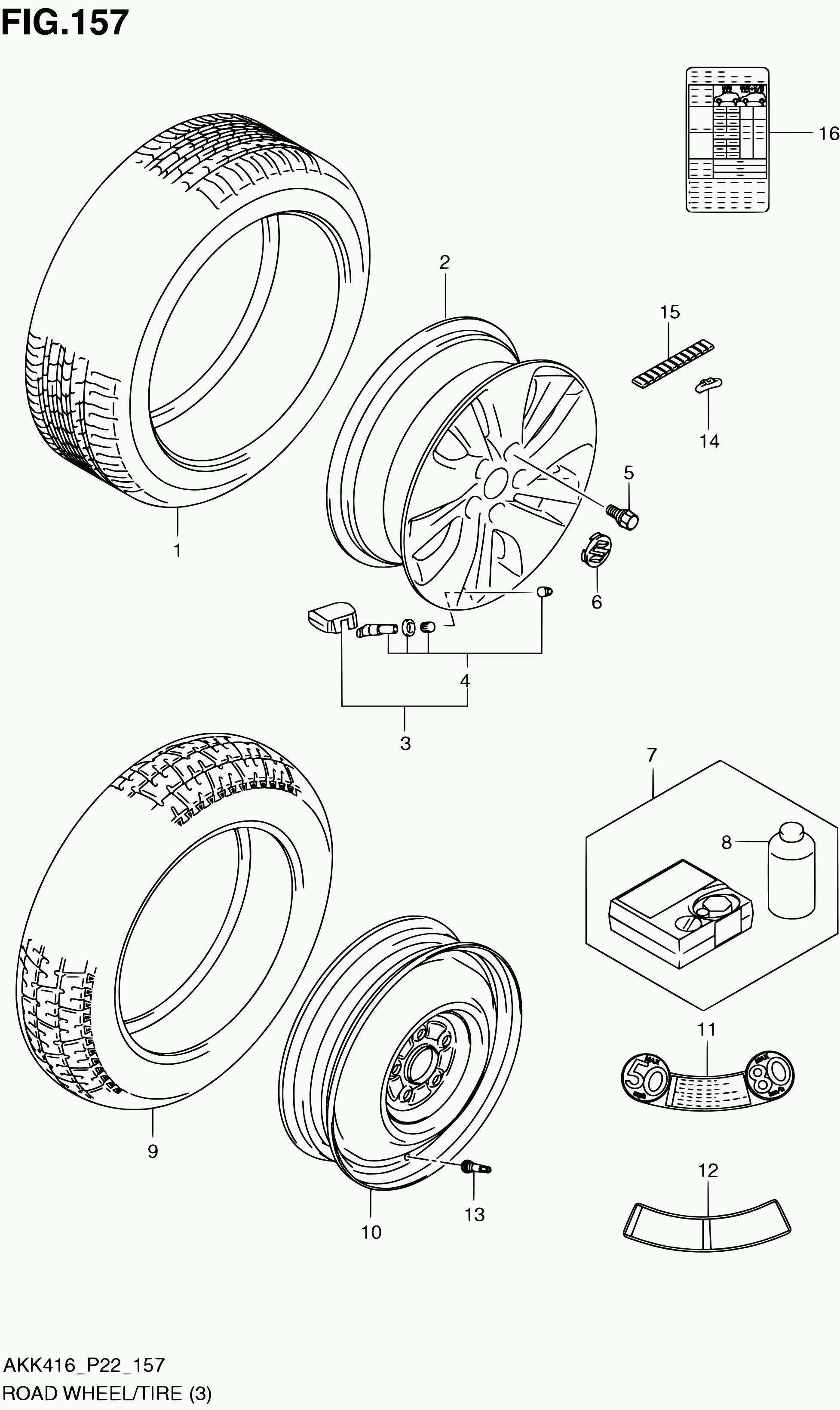 Suzuki 43139-61M00 - Sensore ruota, Press. gonf. pneumatici-Sistema controllo autozon.pro