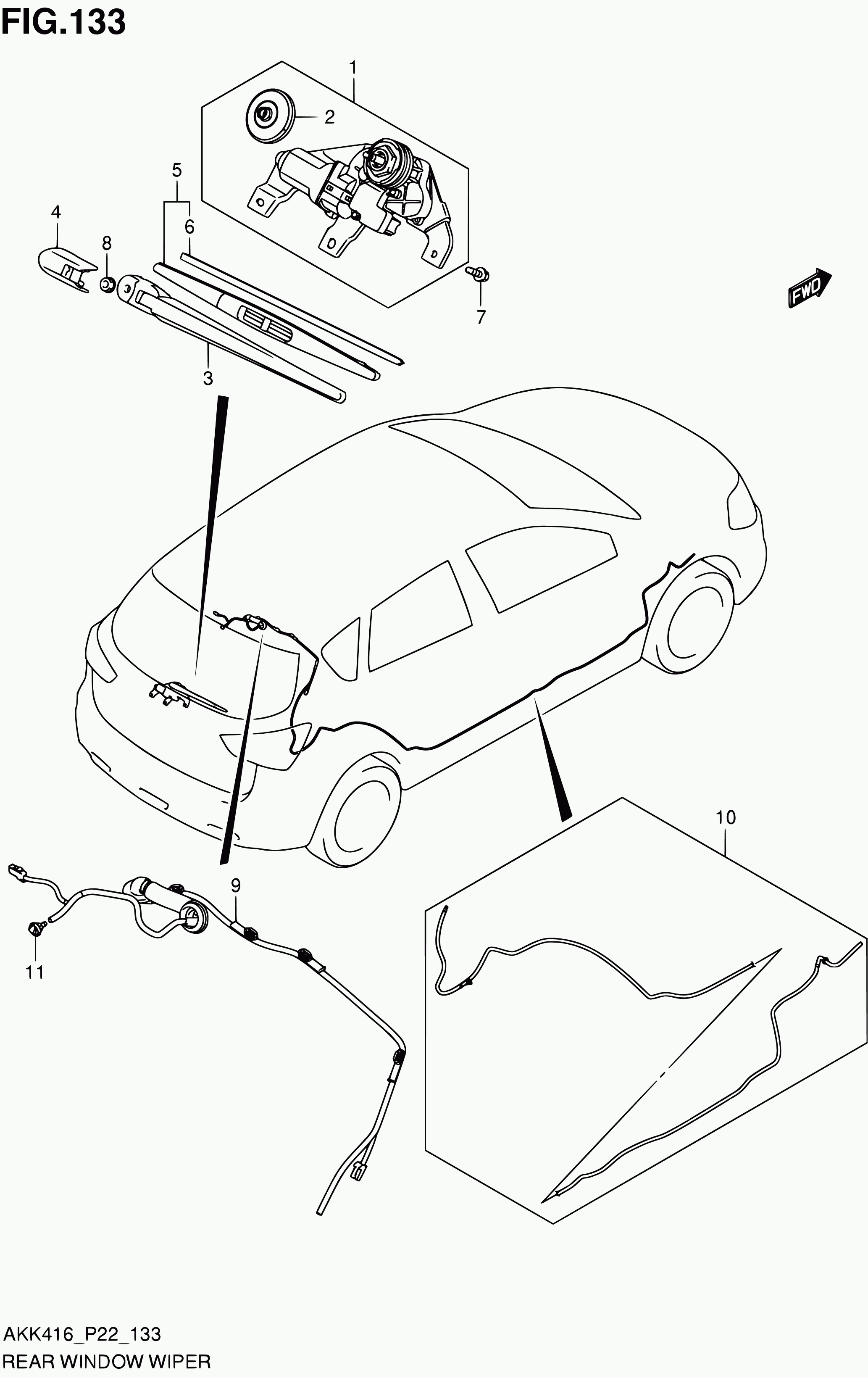 Suzuki 38340-63J00 - Spazzola tergi autozon.pro