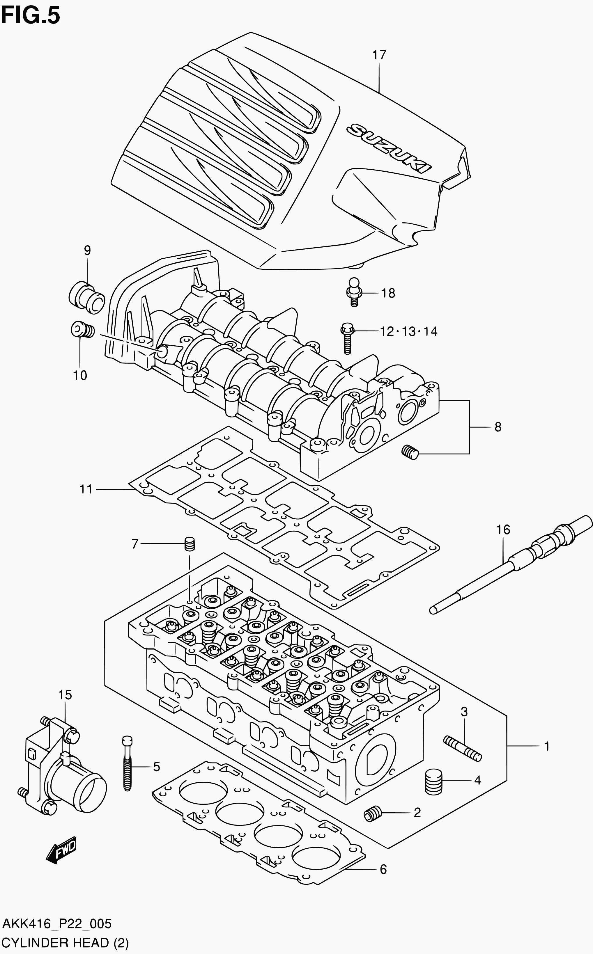 Suzuki 18550-79J81 - Candeletta autozon.pro