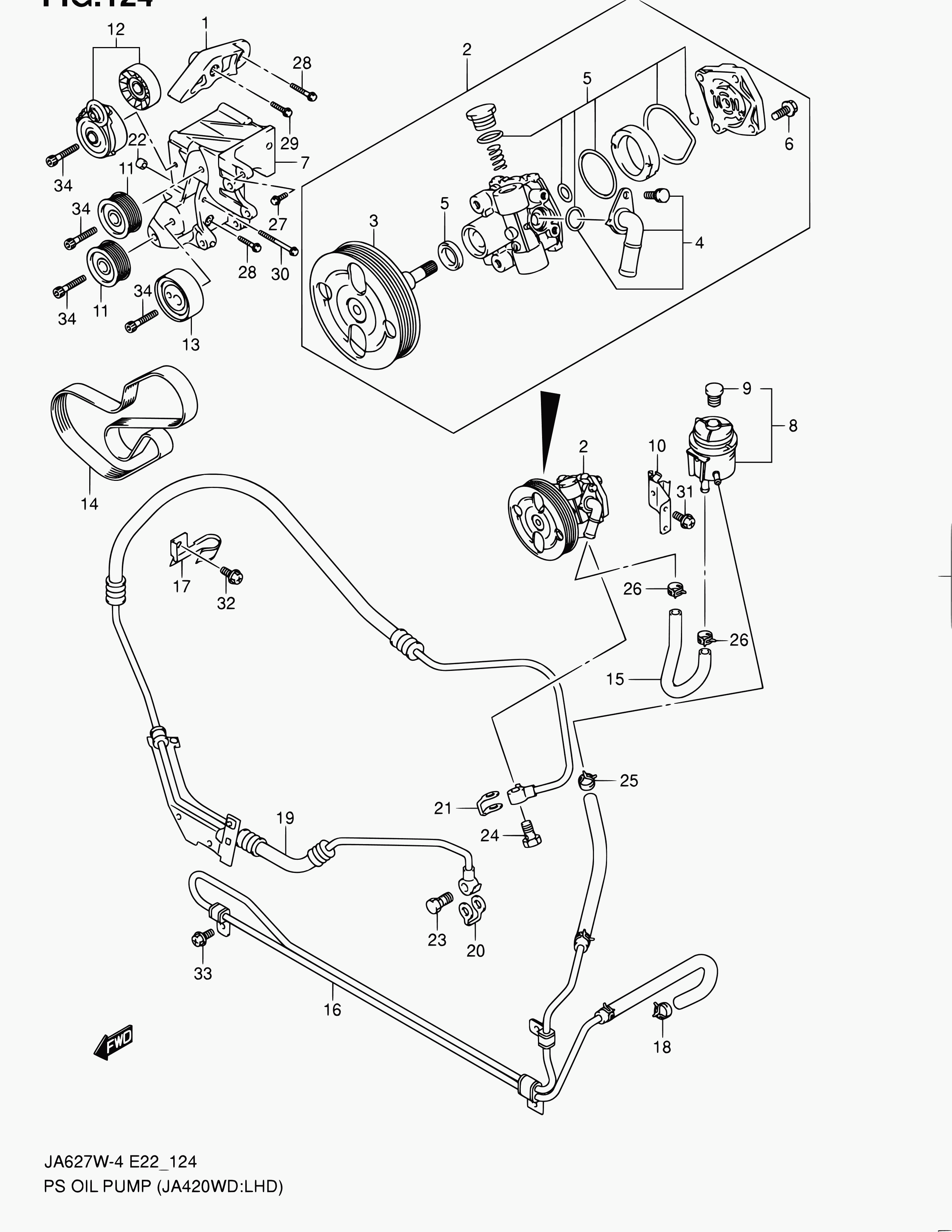 Suzuki 49160-67G00 - Galoppino / Guidacinghia, Cinghia Poly-V autozon.pro