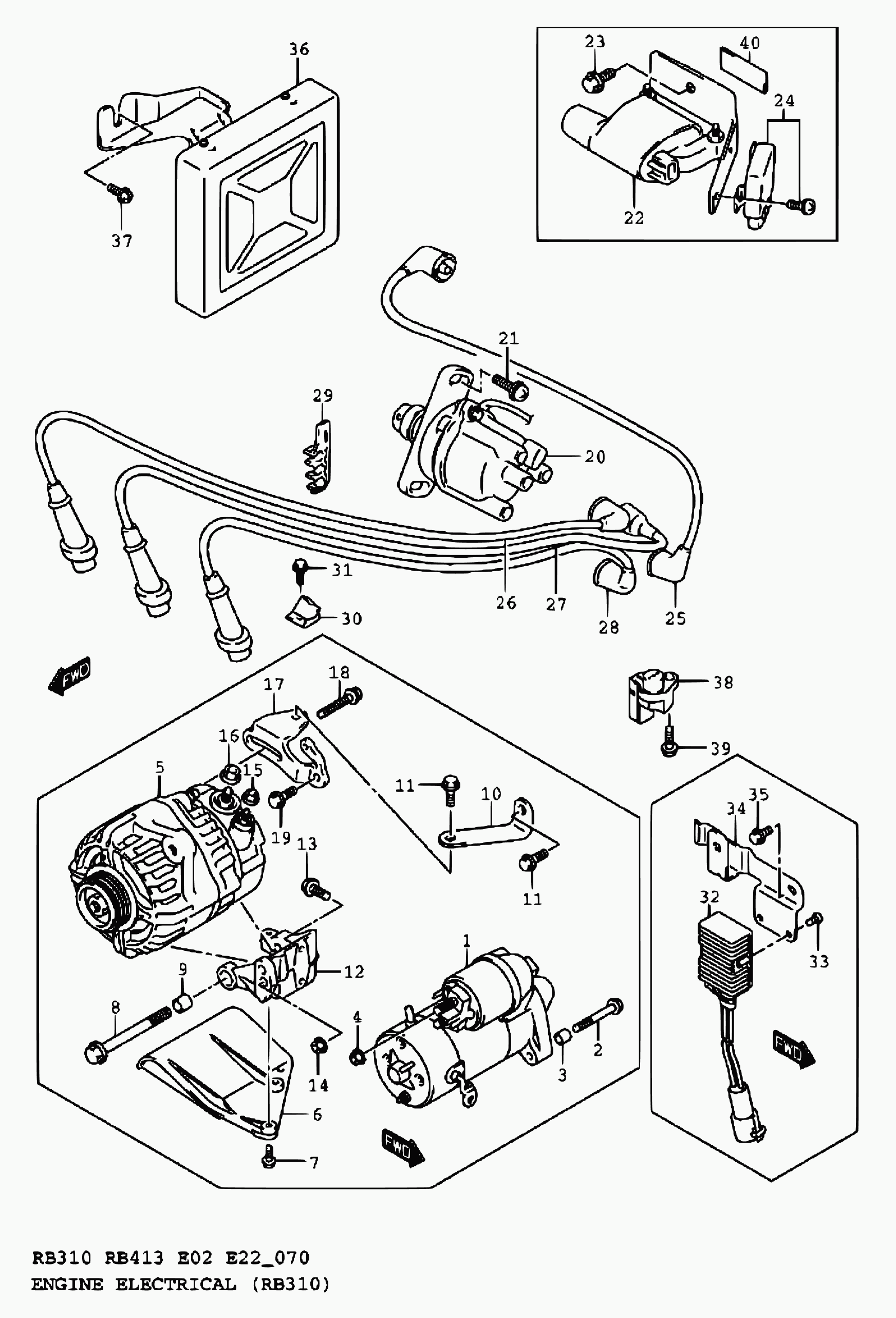 Suzuki 31100-80E10 - Motorino d'avviamento autozon.pro