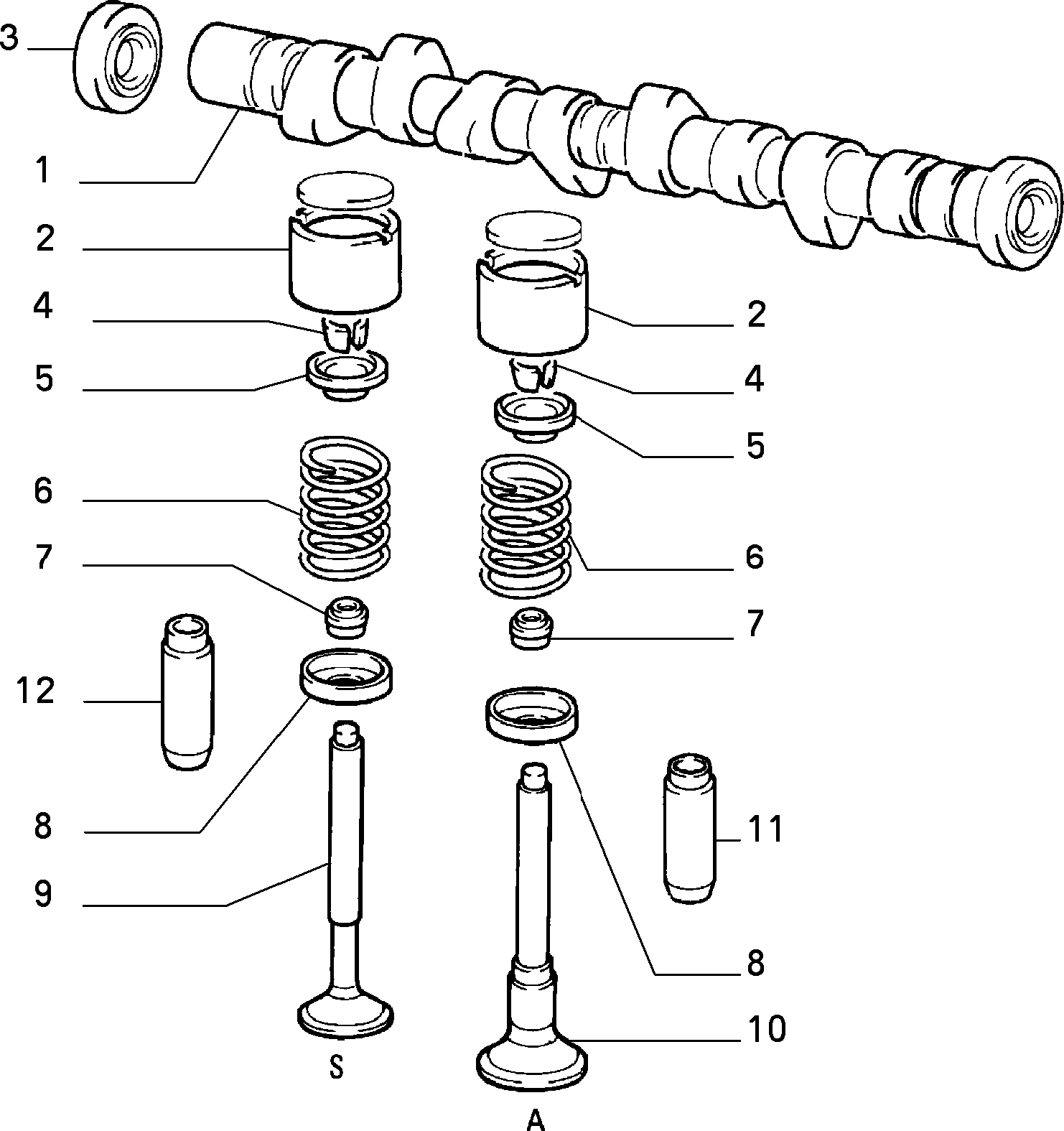 Lancia 46440885 - Anello tenuta, Stelo valvola autozon.pro