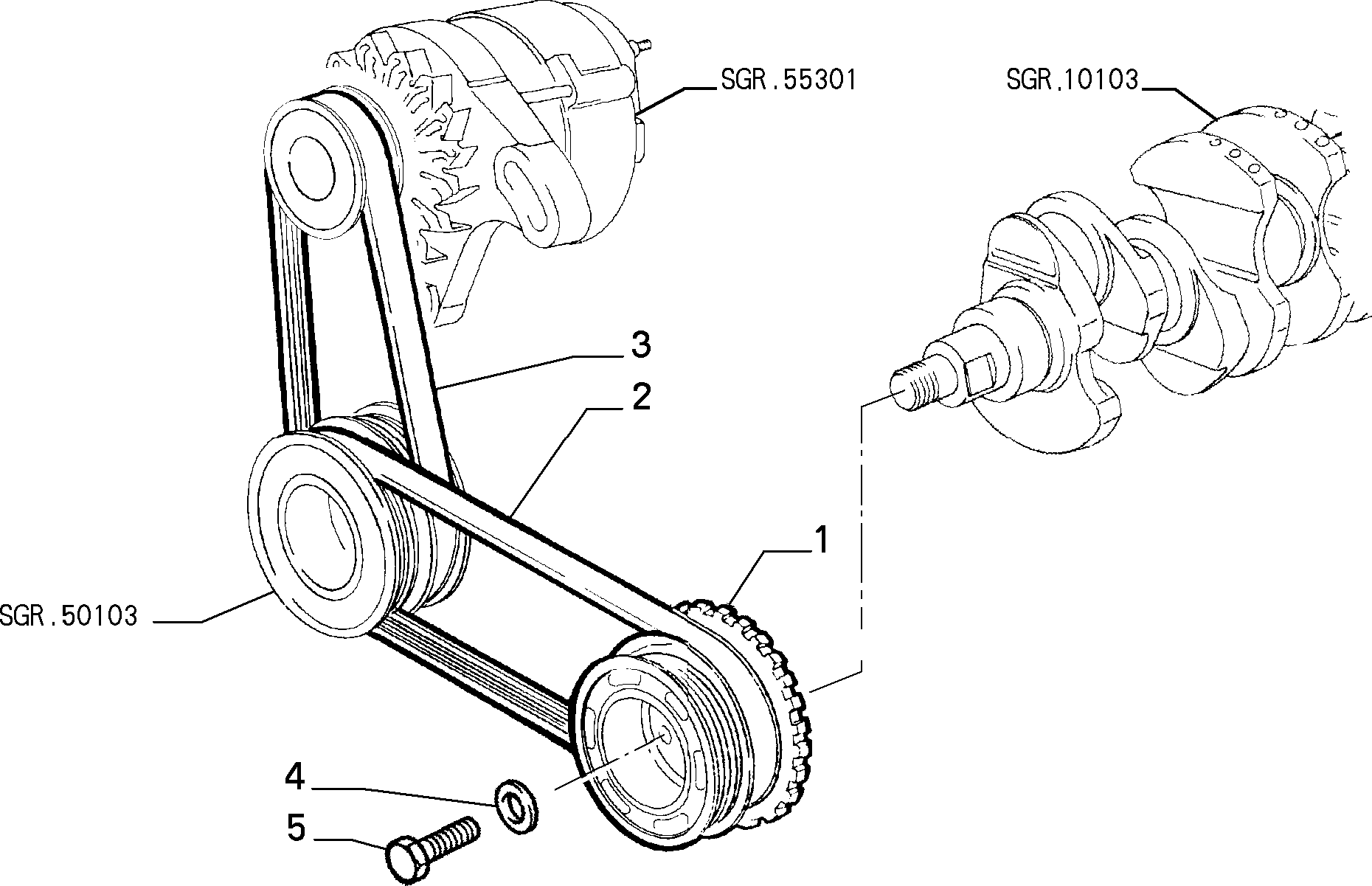 Lancia 71719039 - Cinghia Poly-V autozon.pro