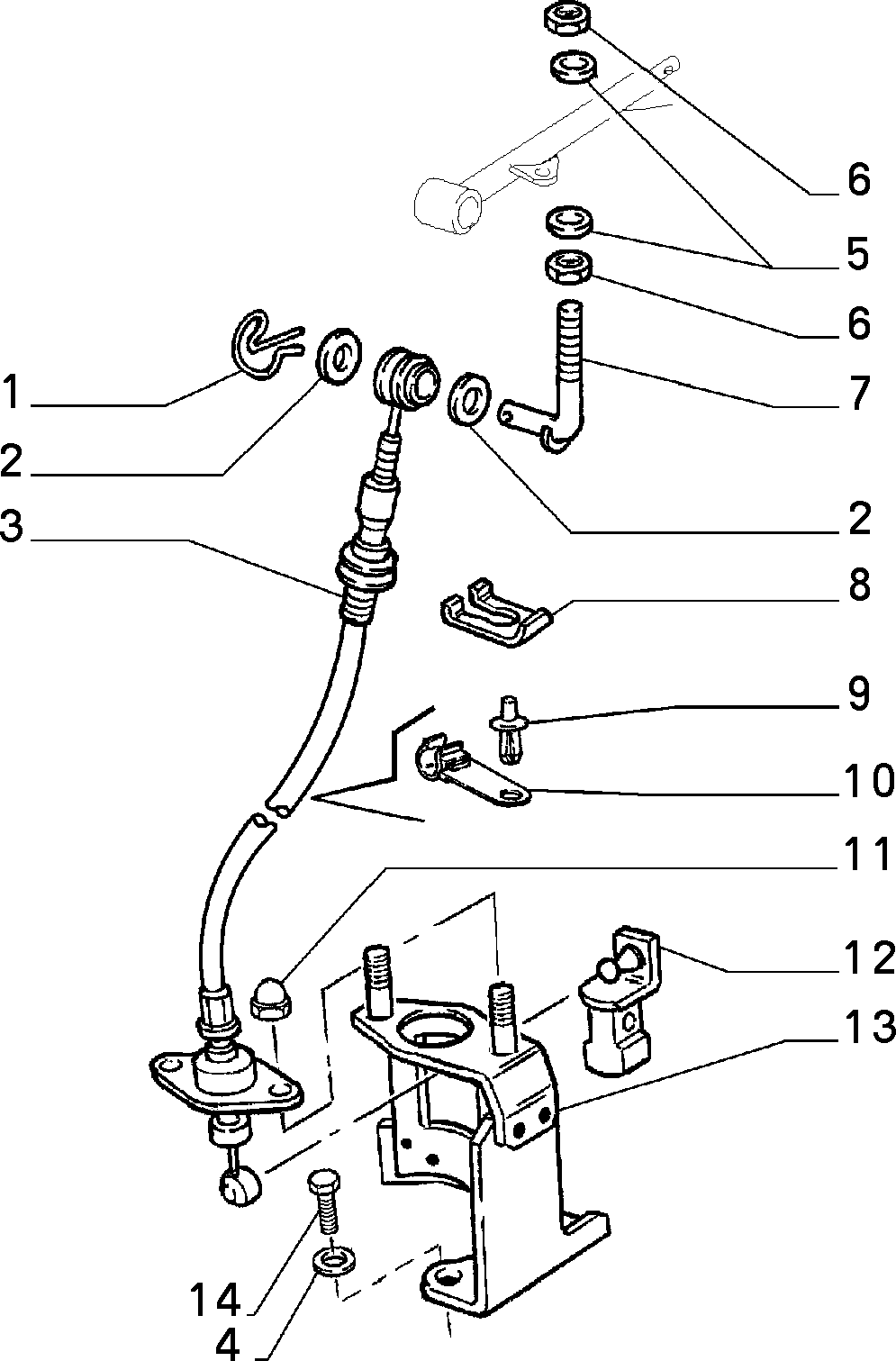 Lancia 4058800 - Boccola, Asta selezione / innesto autozon.pro