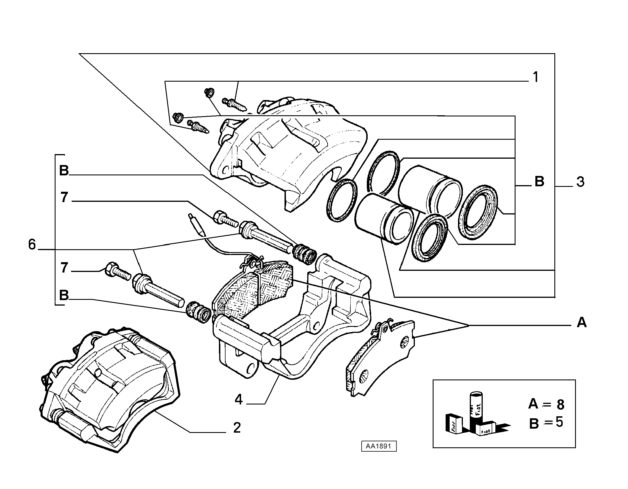 FIAT 9945805 - Pinza freno autozon.pro