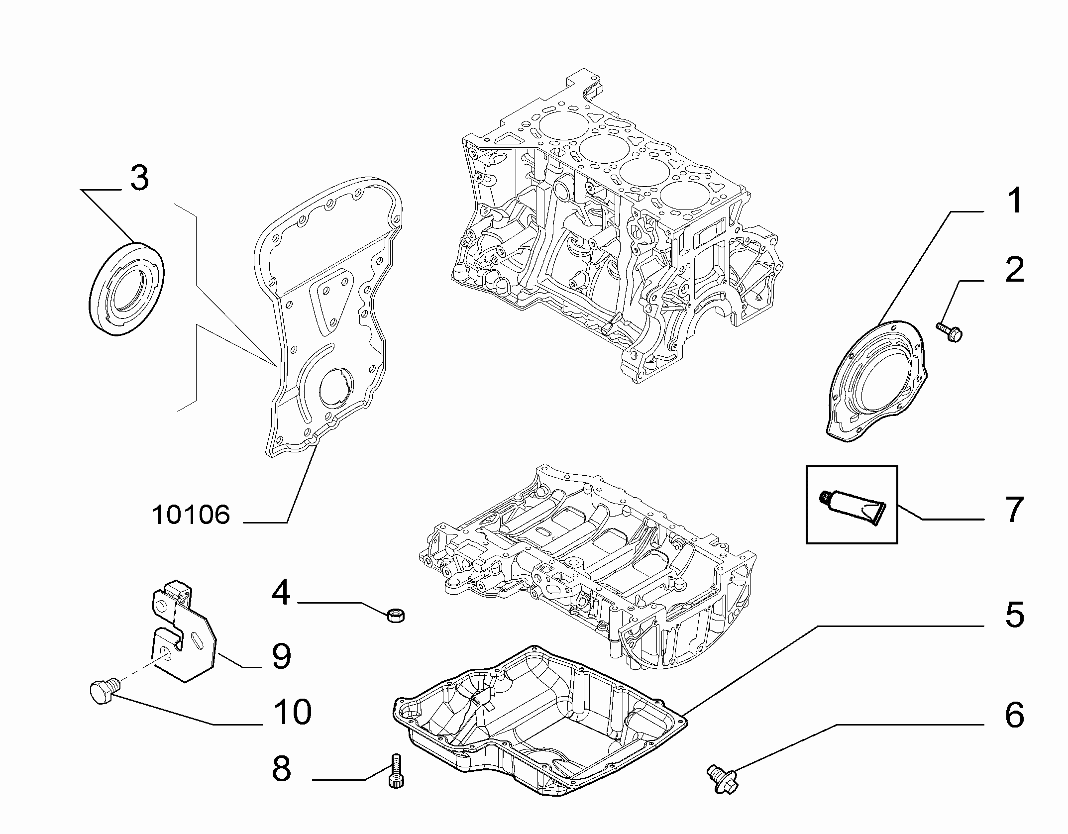 FIAT 9659901780 - Paraolio, Albero a gomiti autozon.pro