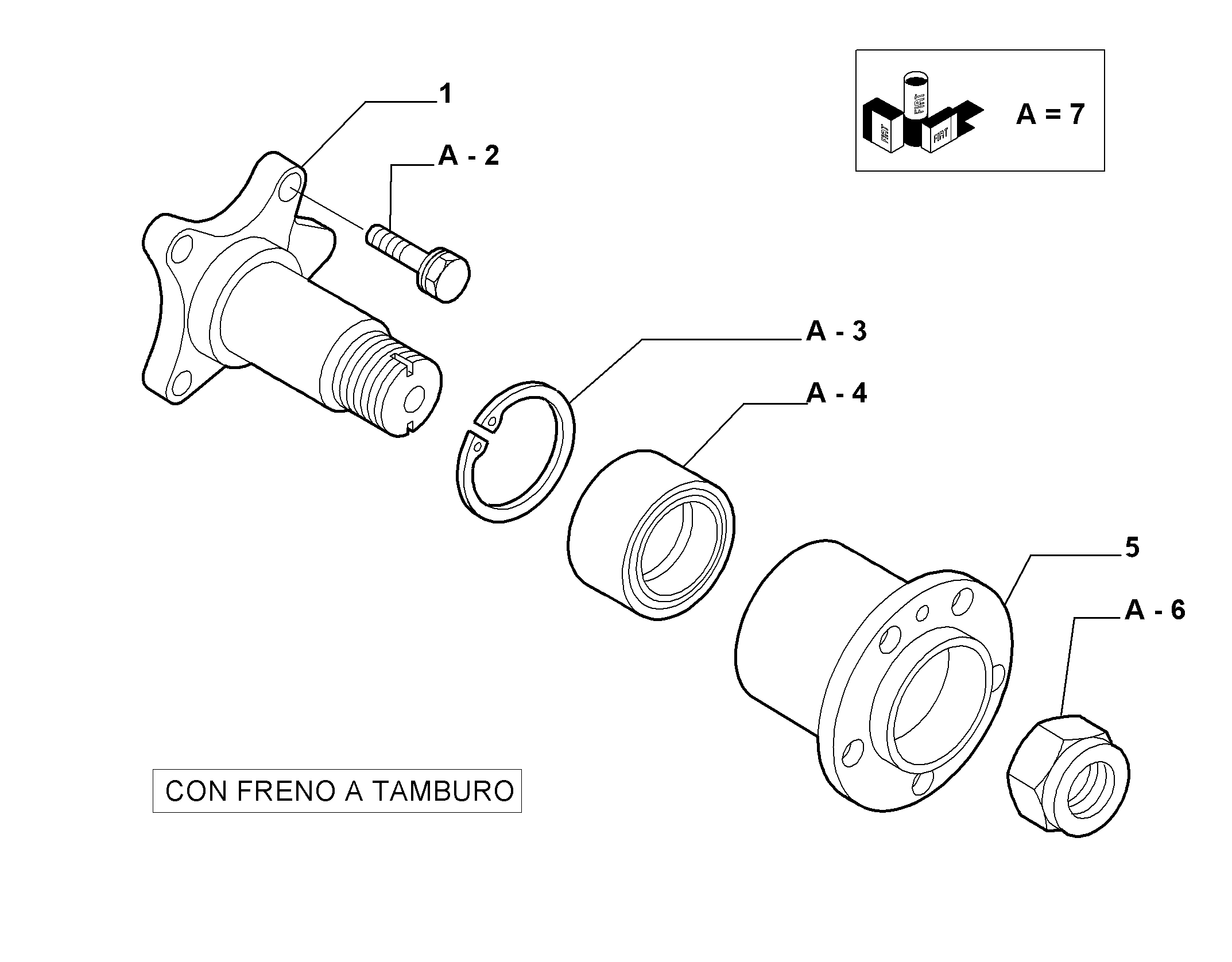 FIAT 1328029080 - Kit cuscinetto ruota autozon.pro