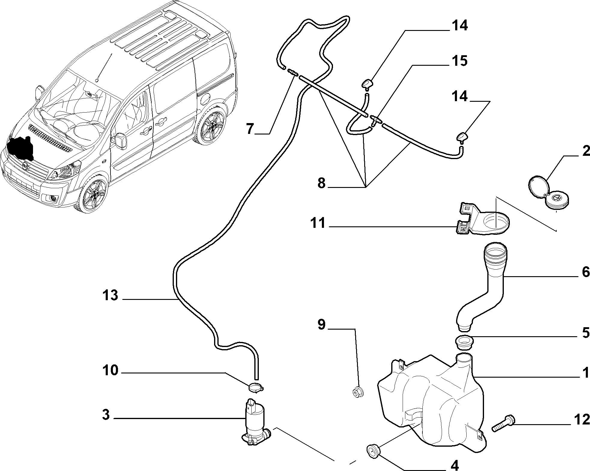 RENAULT 9641553880 - Pompa acqua lavaggio, Pulizia cristalli autozon.pro