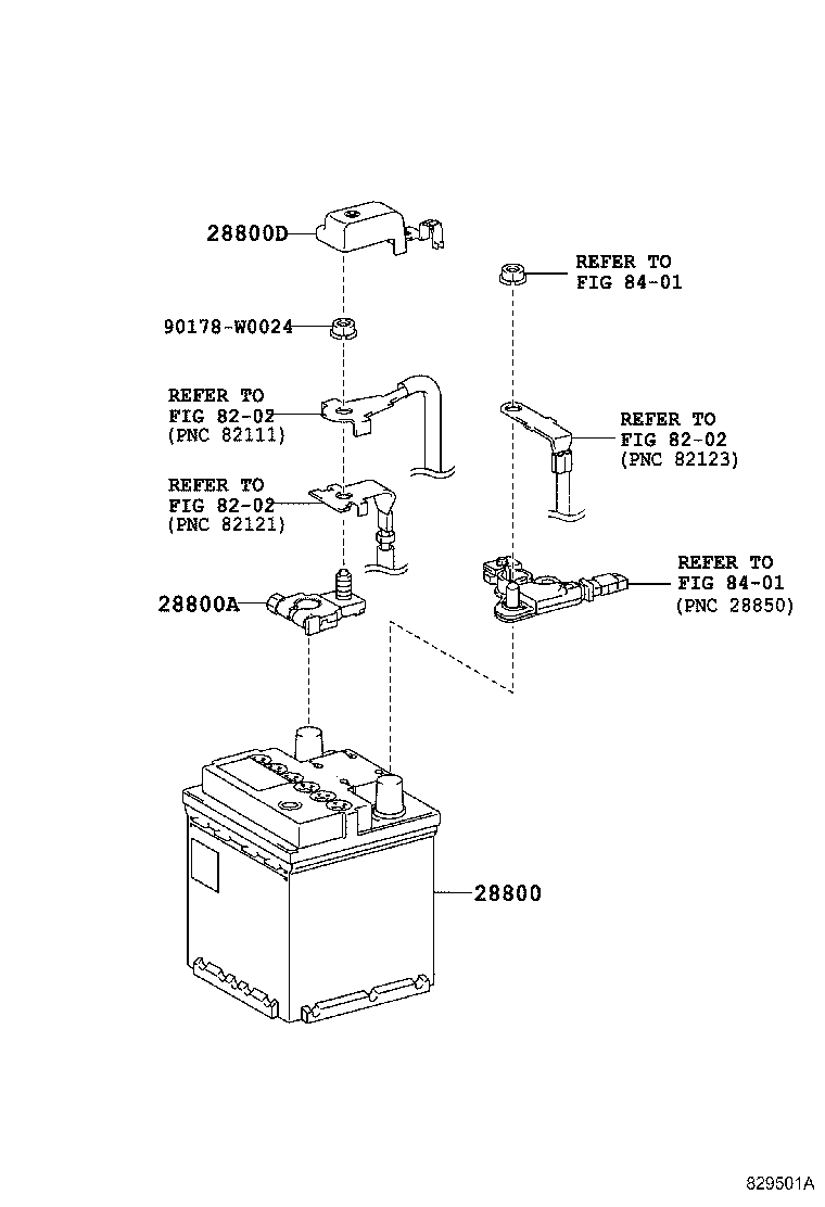 TOYOTA 288000Q021 - Batteria avviamento autozon.pro