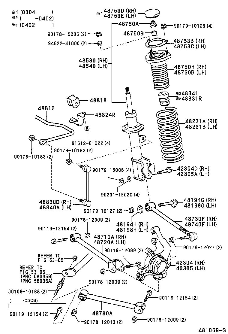 TOYOTA 48331-12130 - Kit parapolvere, Ammortizzatore autozon.pro