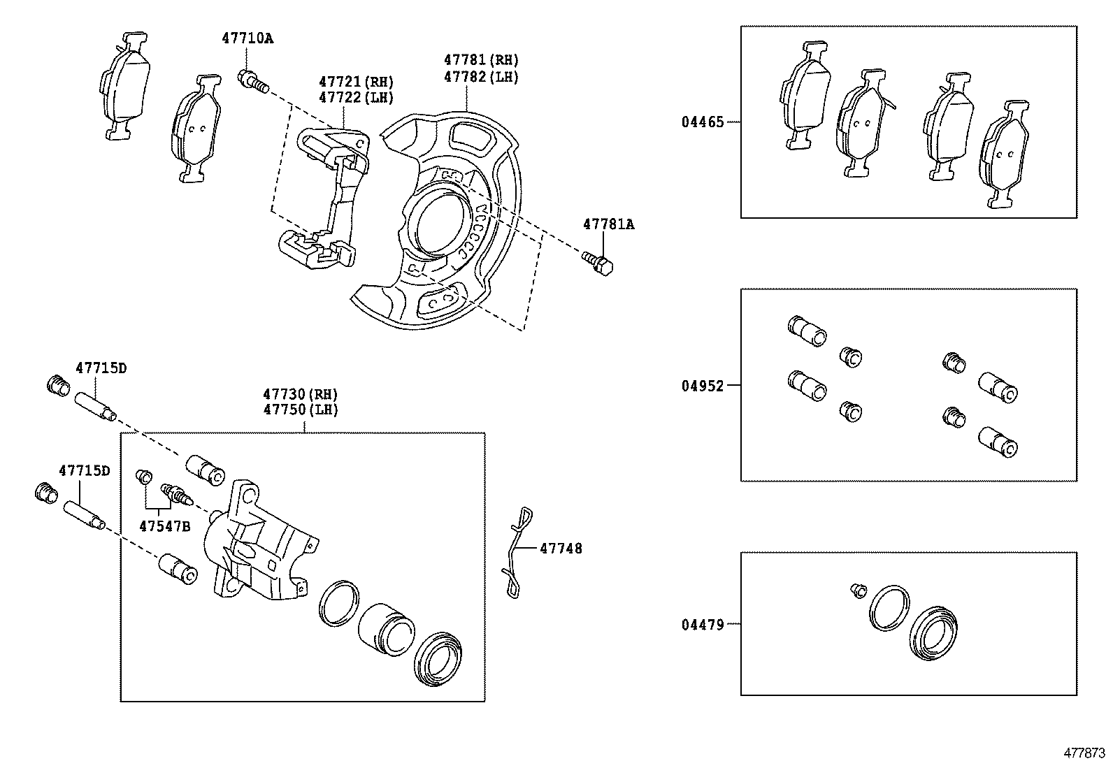 Daihatsu 47750-0D070 - Pinza freno autozon.pro