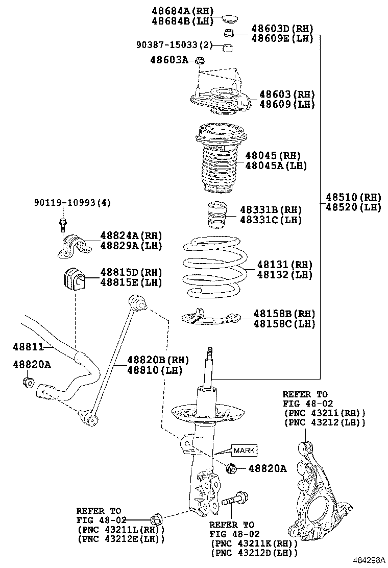 TOYOTA 4852080492 - Ammortizzatore autozon.pro